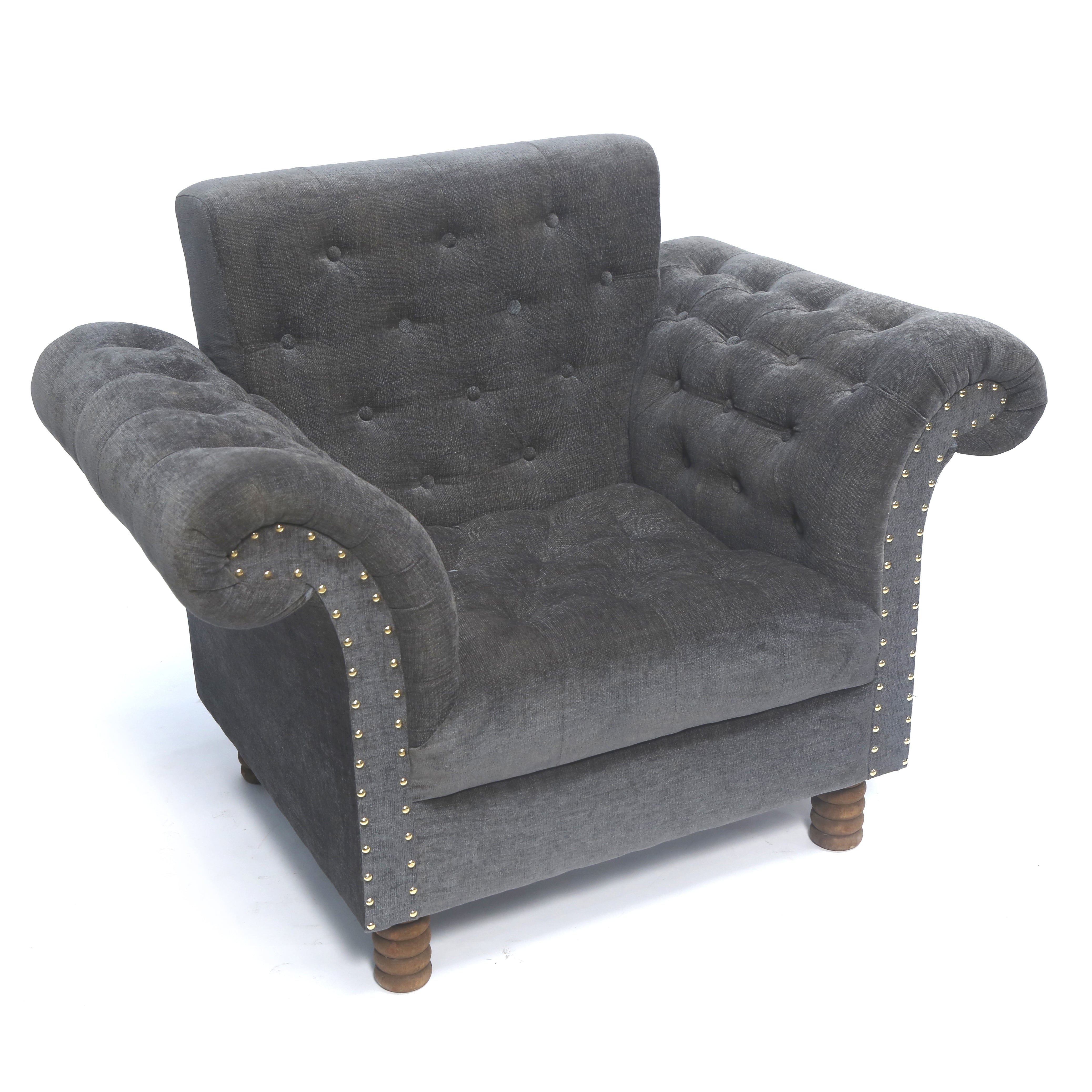 Upholstered Royal Curve single Seater Sofa Sofa