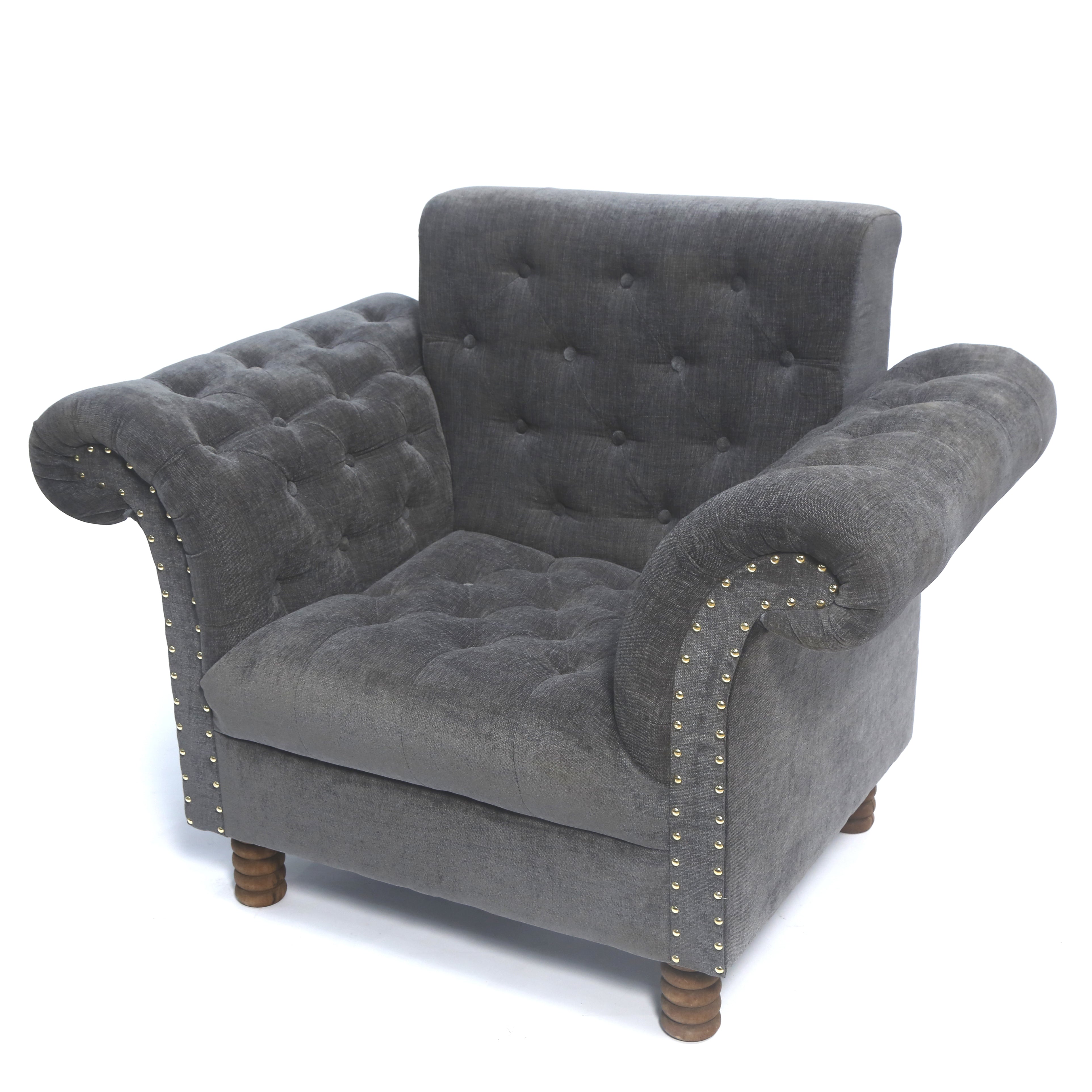 Upholstered Royal Curve single Seater Sofa Sofa