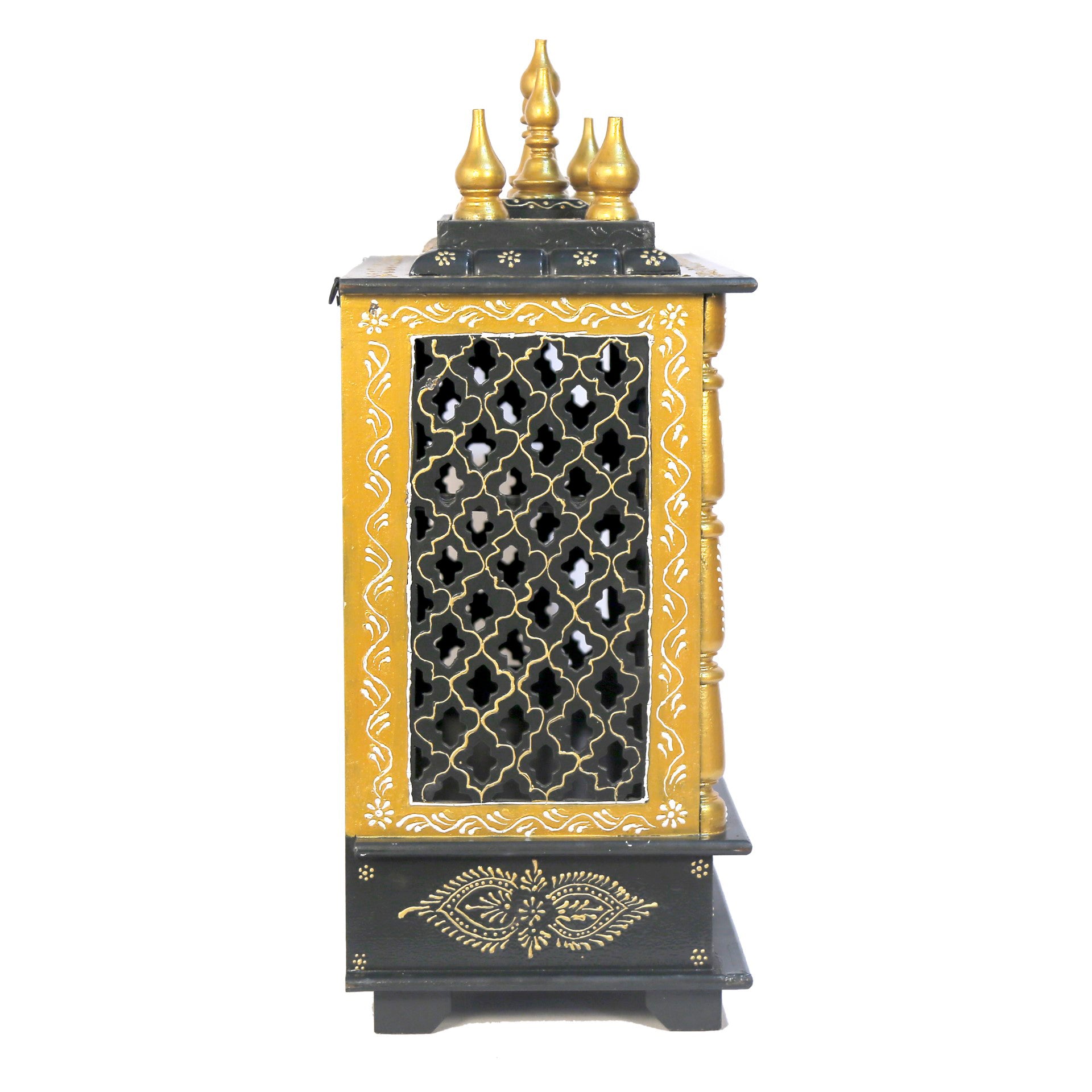 Artistic Temple in Teal Gold Temple