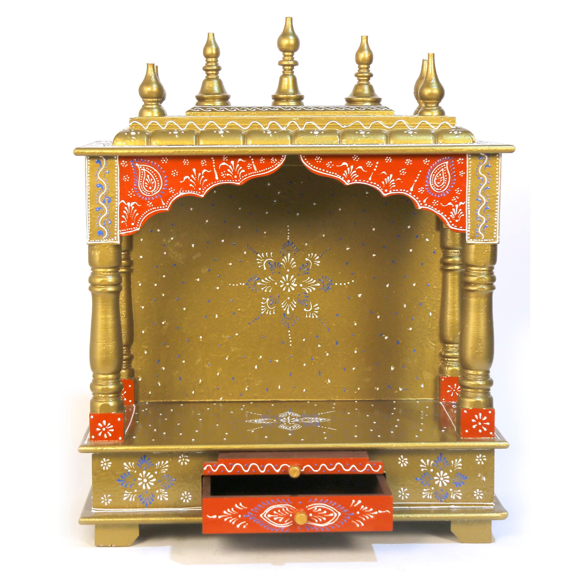Temple in Mustard Red Temple