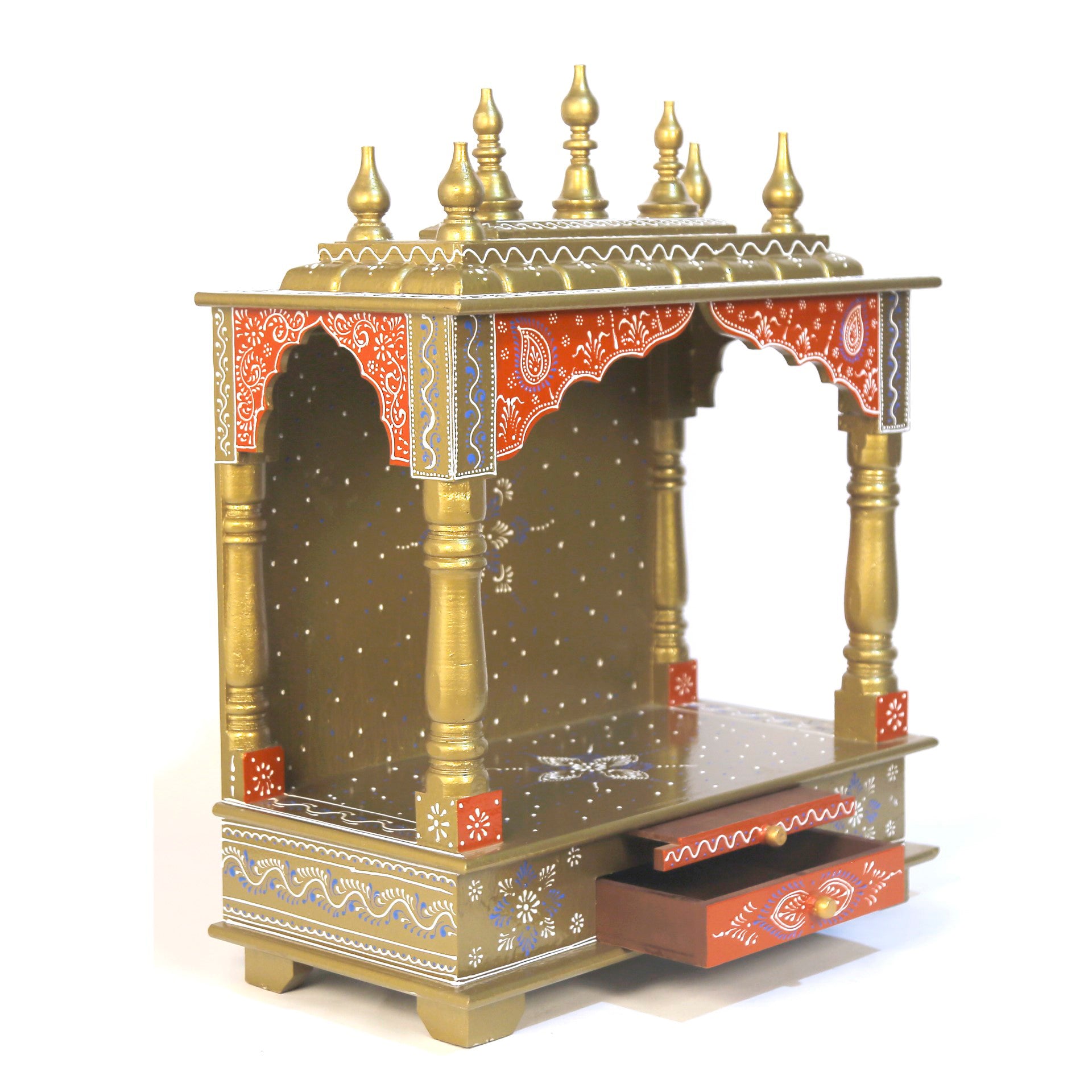 Temple in Mustard Red Temple