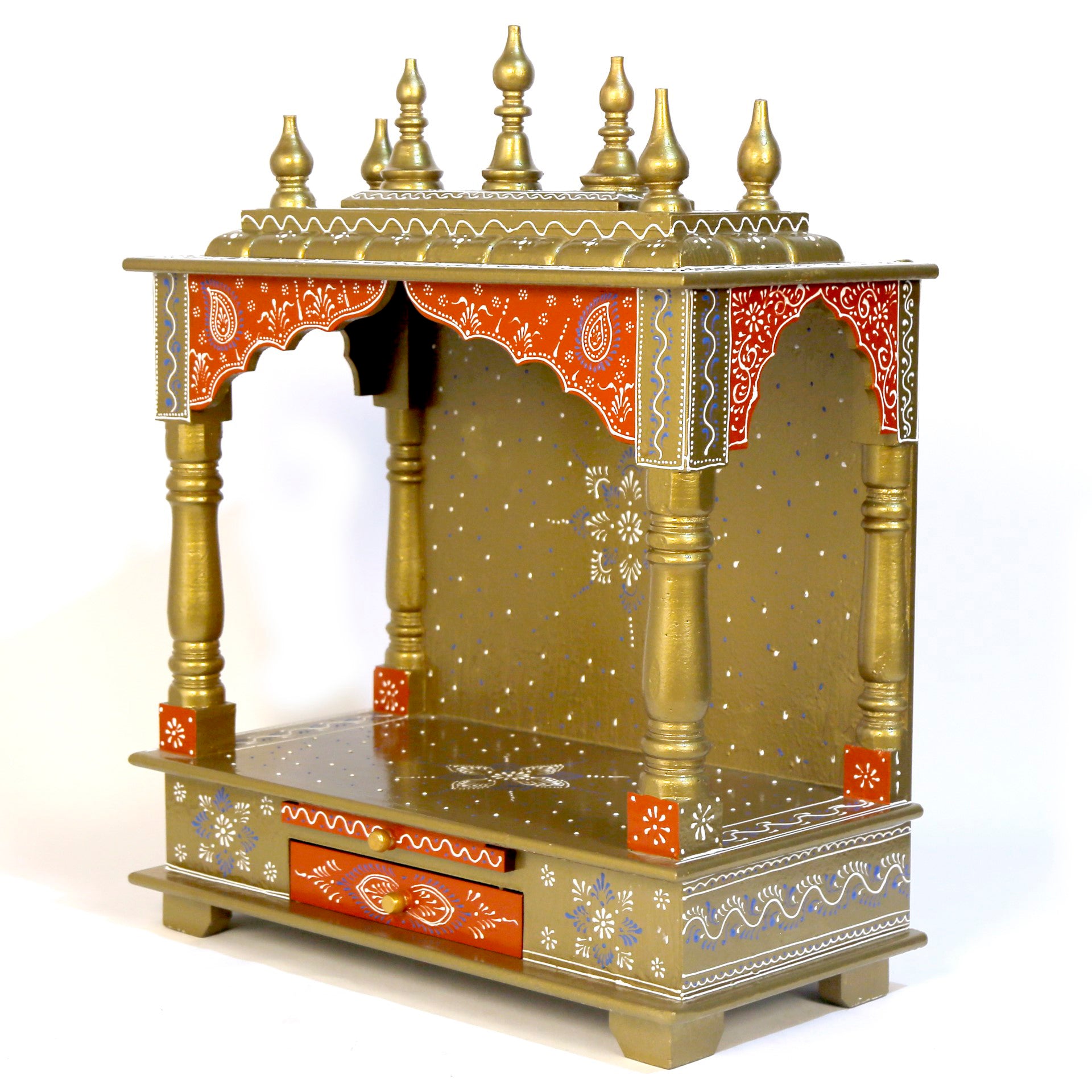 Temple in Mustard Red Temple