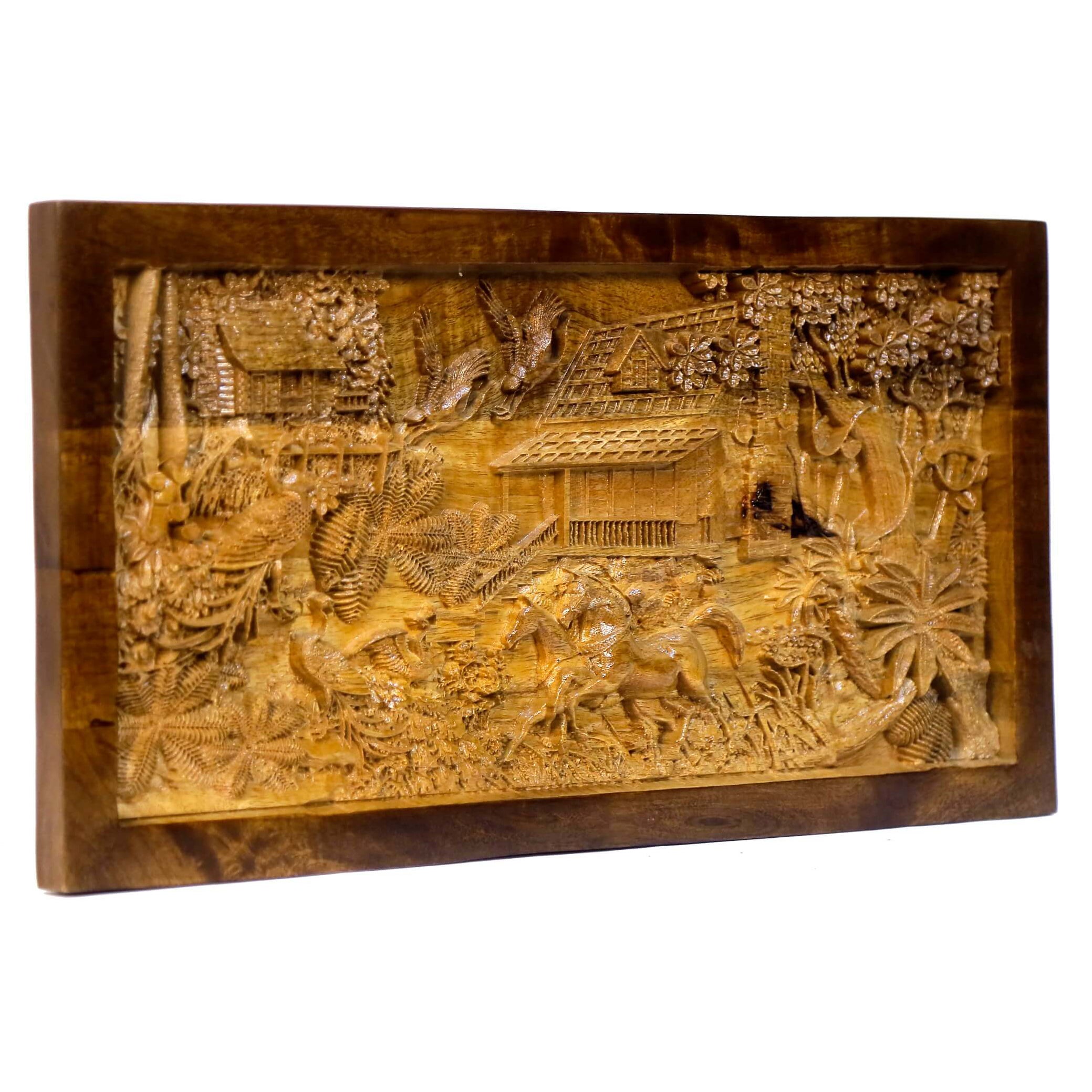 Forest Feel Wooden Painting Wall Decor