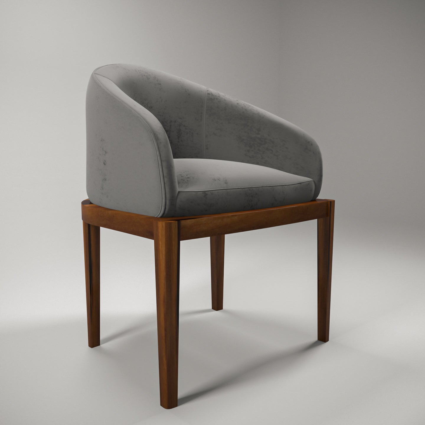 Night Winter Covered Back Side Arm Chair Arm Chair
