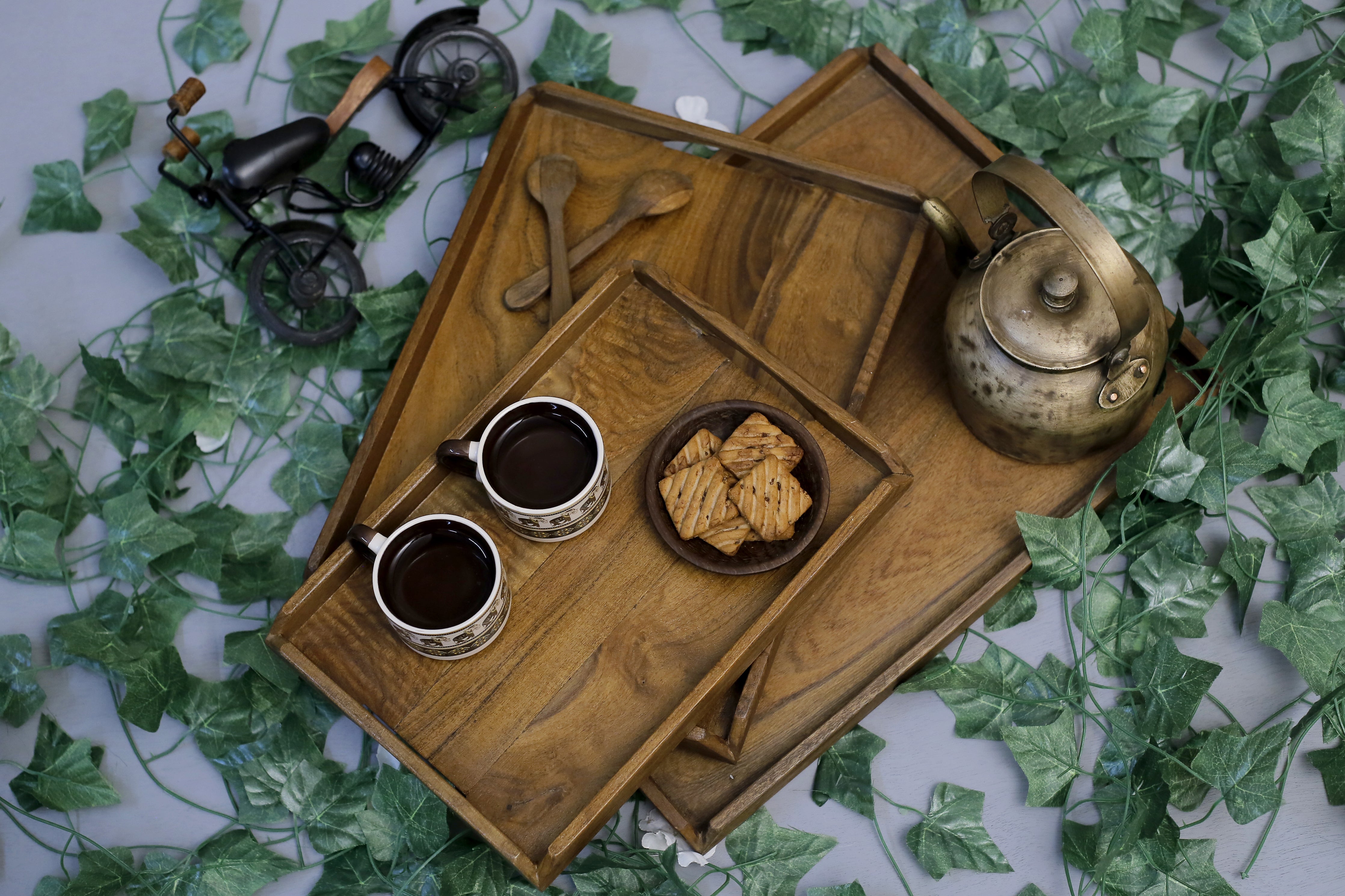 Solid Wood Tray Set Tray