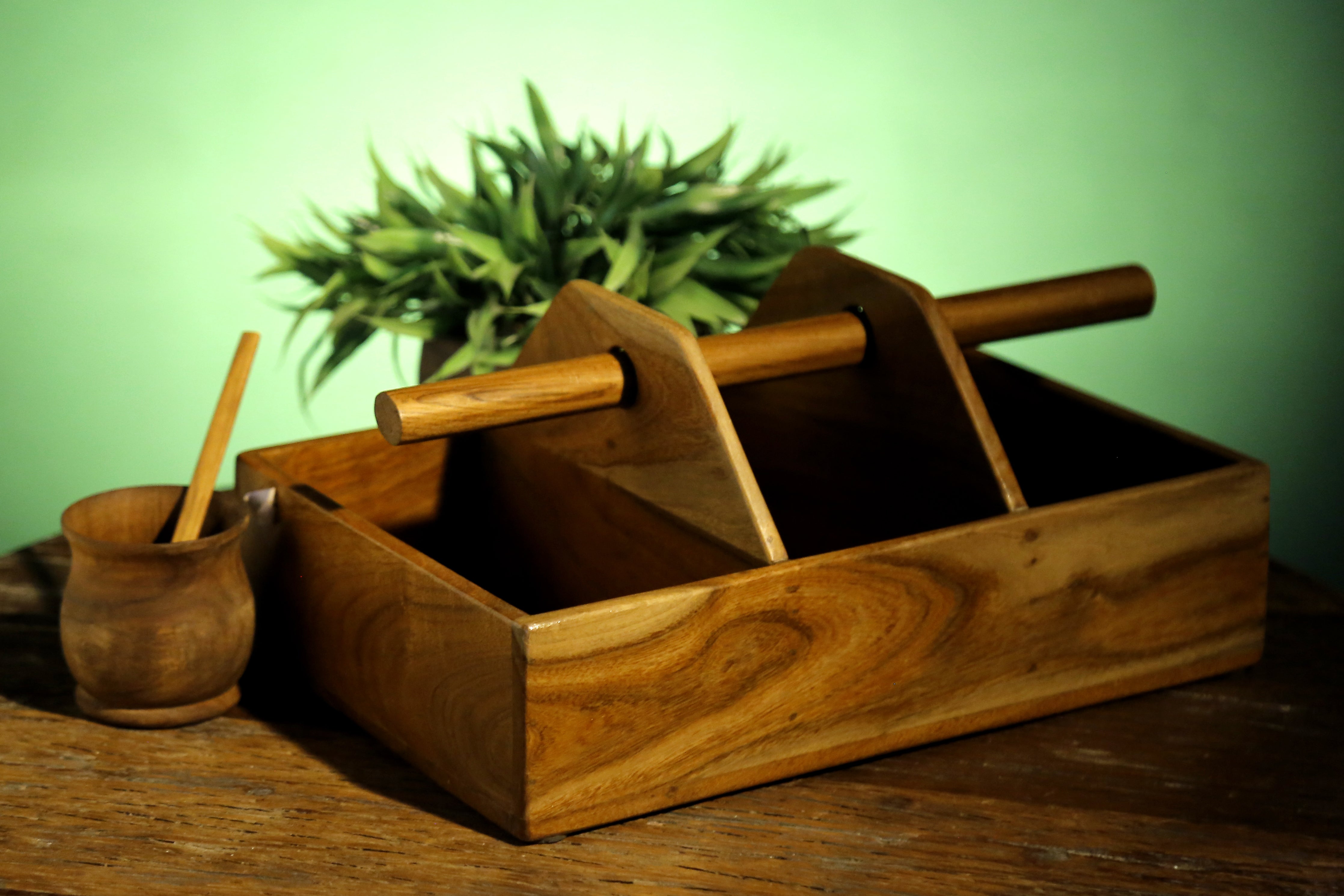 Muti Purpose Handcrafted Wooden Tray Tray