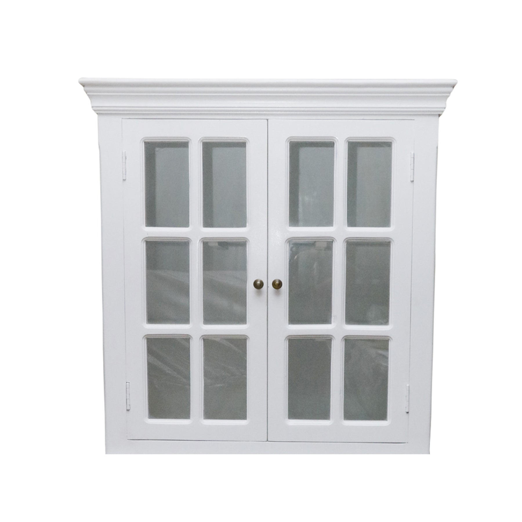 Classy White Solid Wood Almirah Wardrobe
