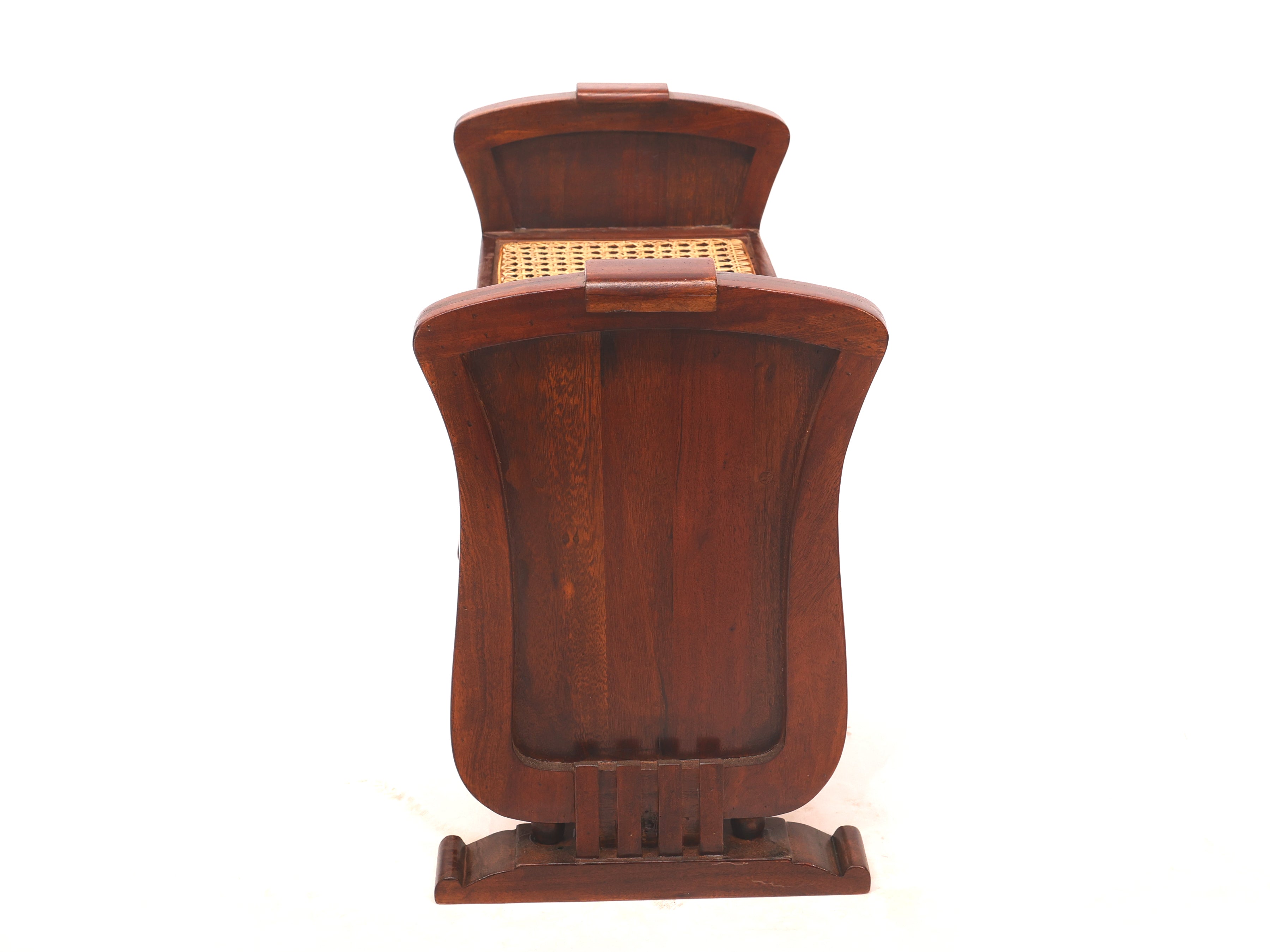 Traditional Seating Height Cane Stool Stool