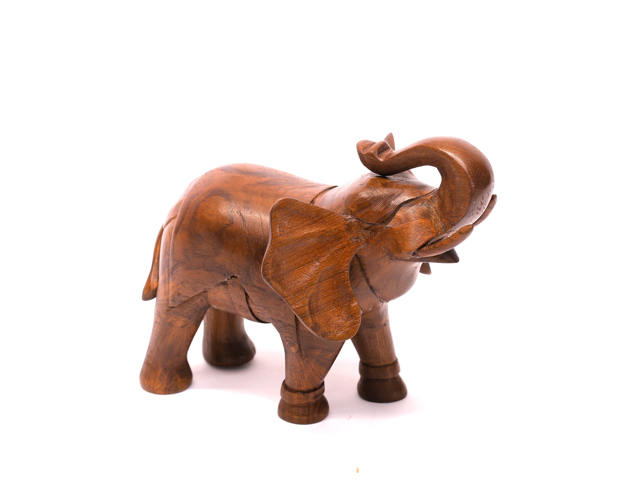 Alluring Wooden Elephant Showpiece Animal Figurine