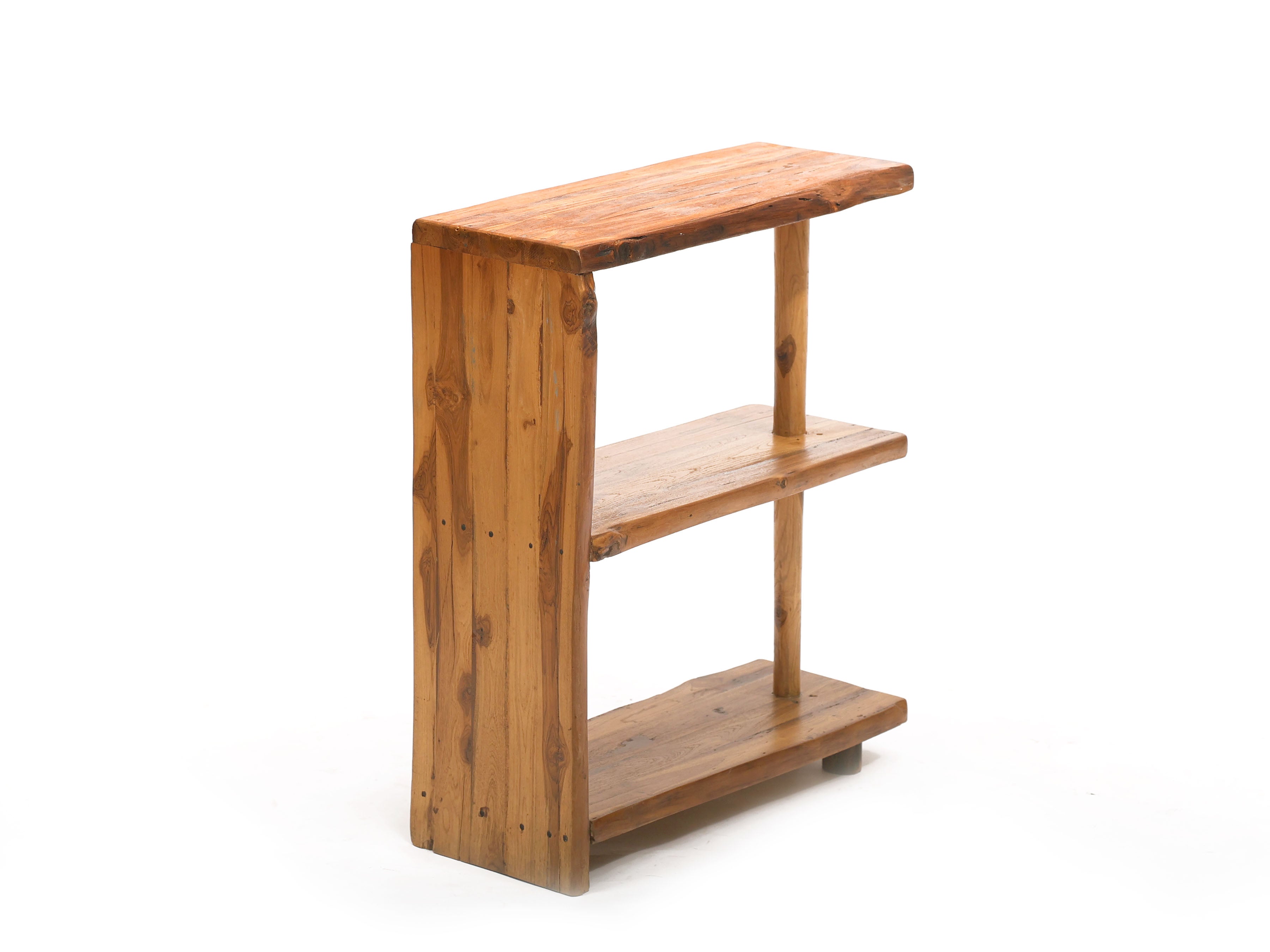 Heritage Finish Teak wooden Compact Shelf Rack Rack