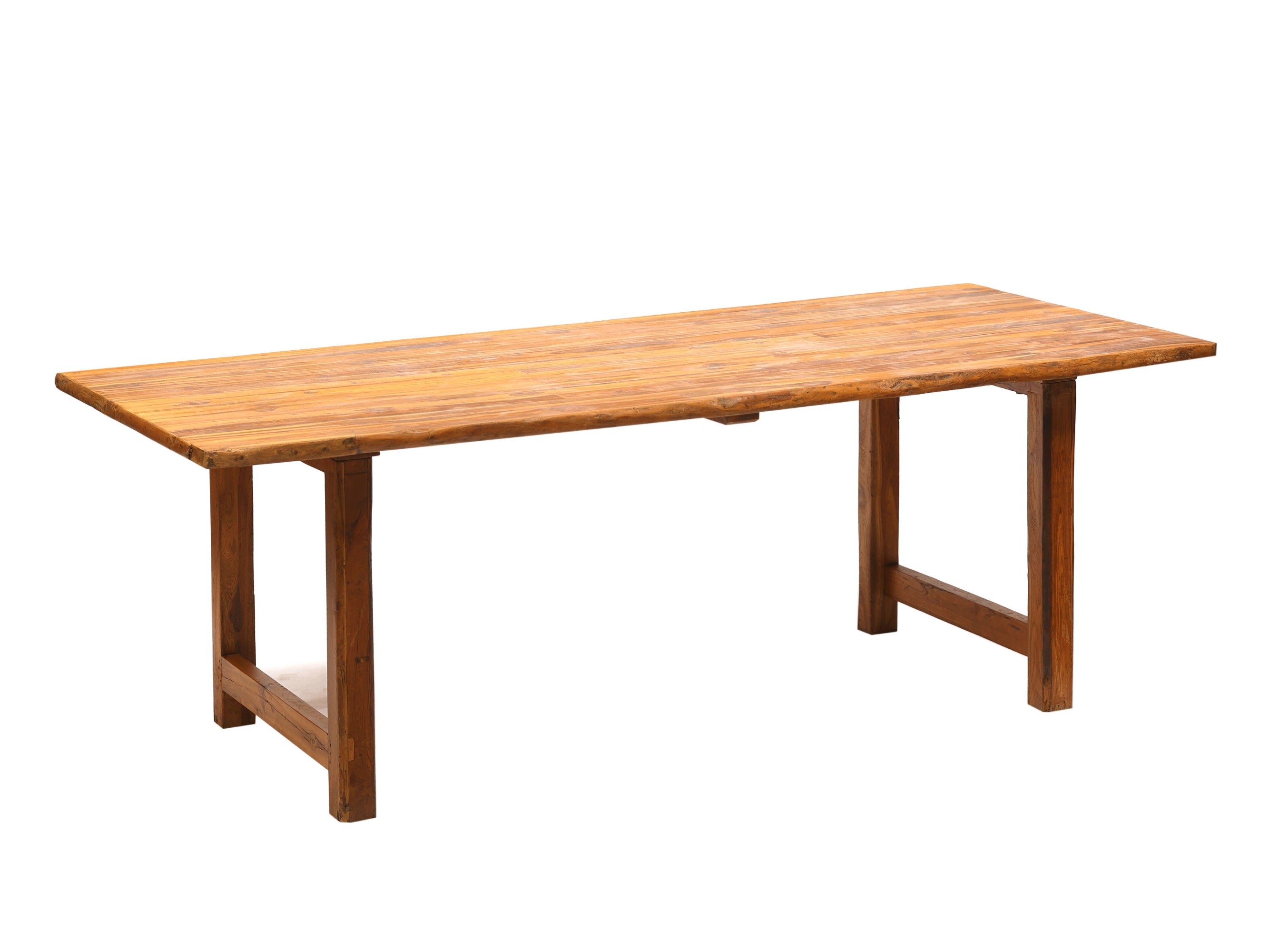Heritage finish Teak Long Table Dining Table