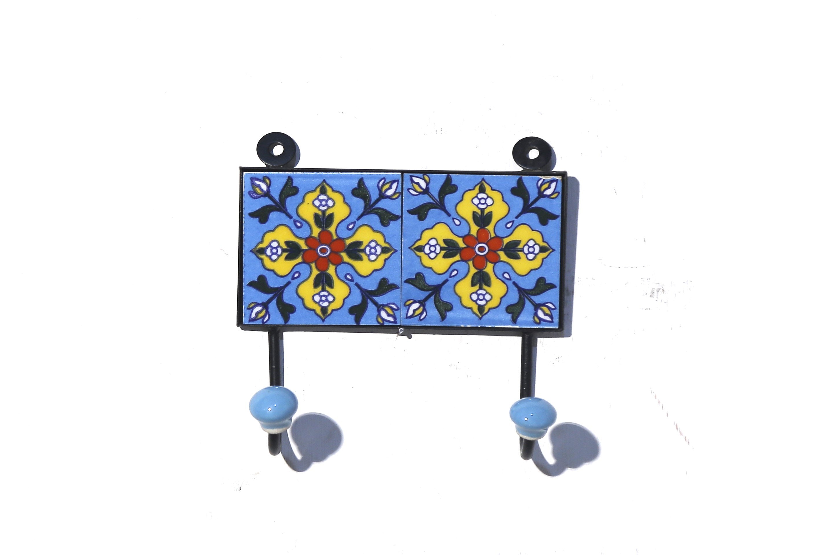 3 by 6 Tile Hook with Metallic Frame Hook