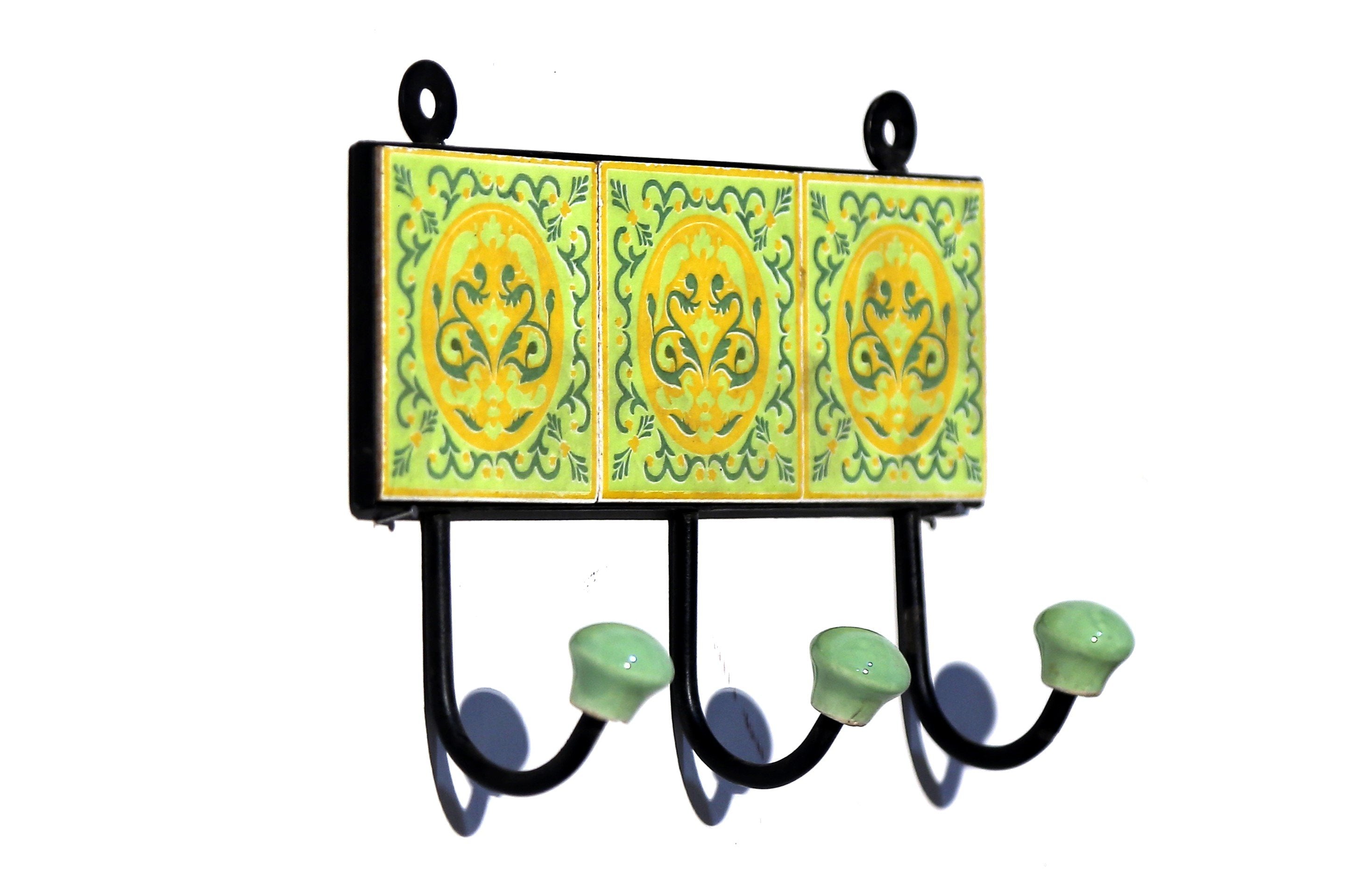 3 by 3, 3 Hook Metallic Frame Pattern-2 Hook