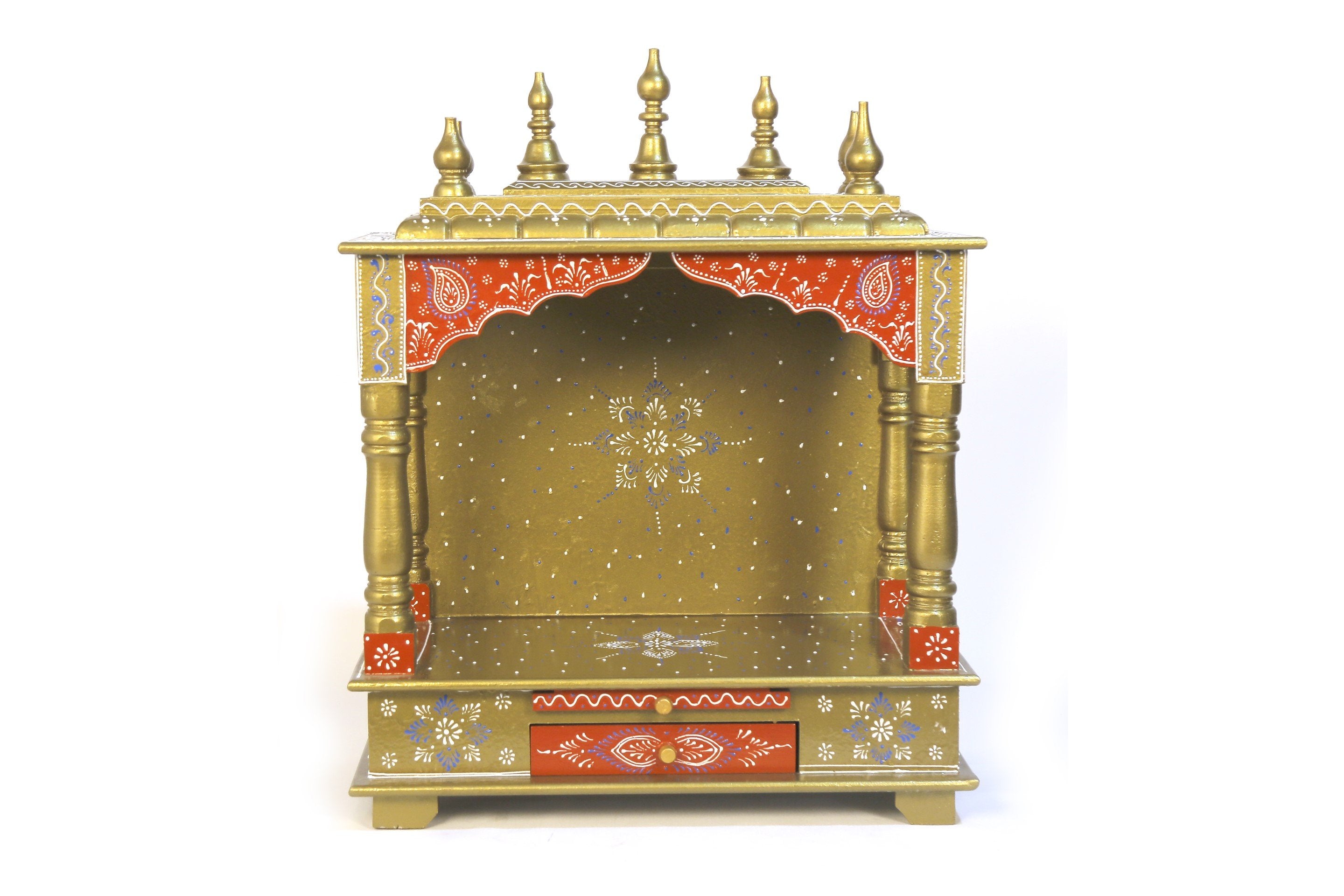 Temple in Mustard Red Temple