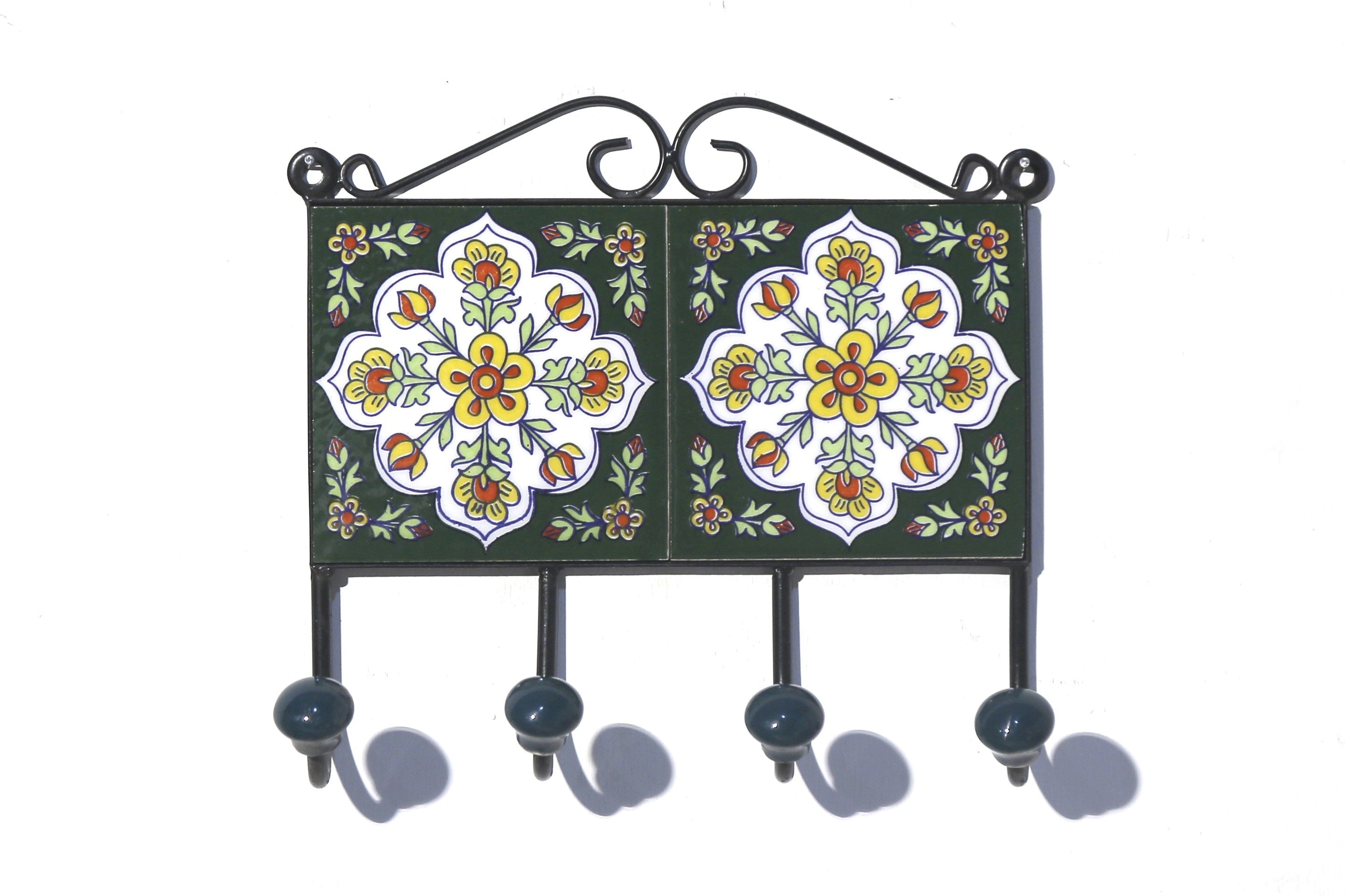 4 Hook Metallic Tile Hanger Hook