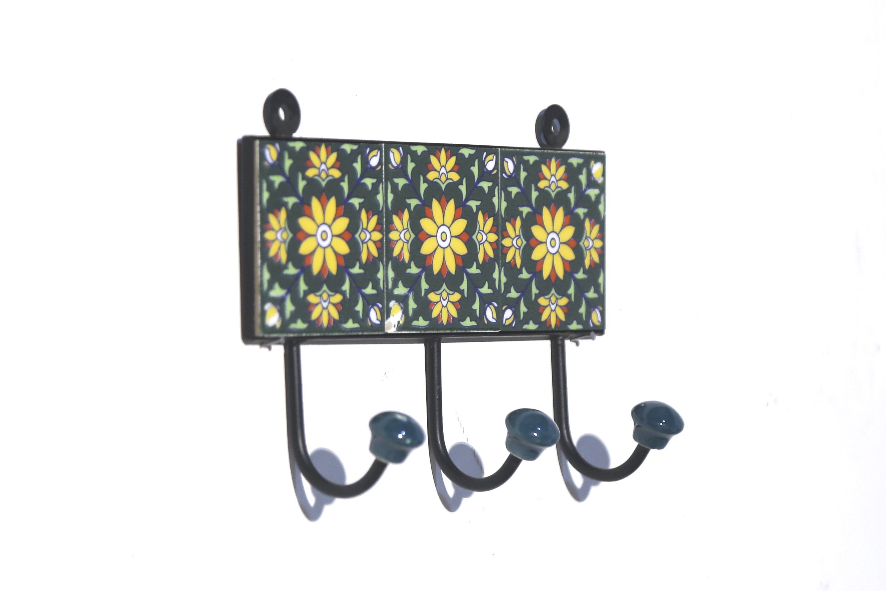3 by 3, 3 Hook Metallic Frame Pattern-1 Hook