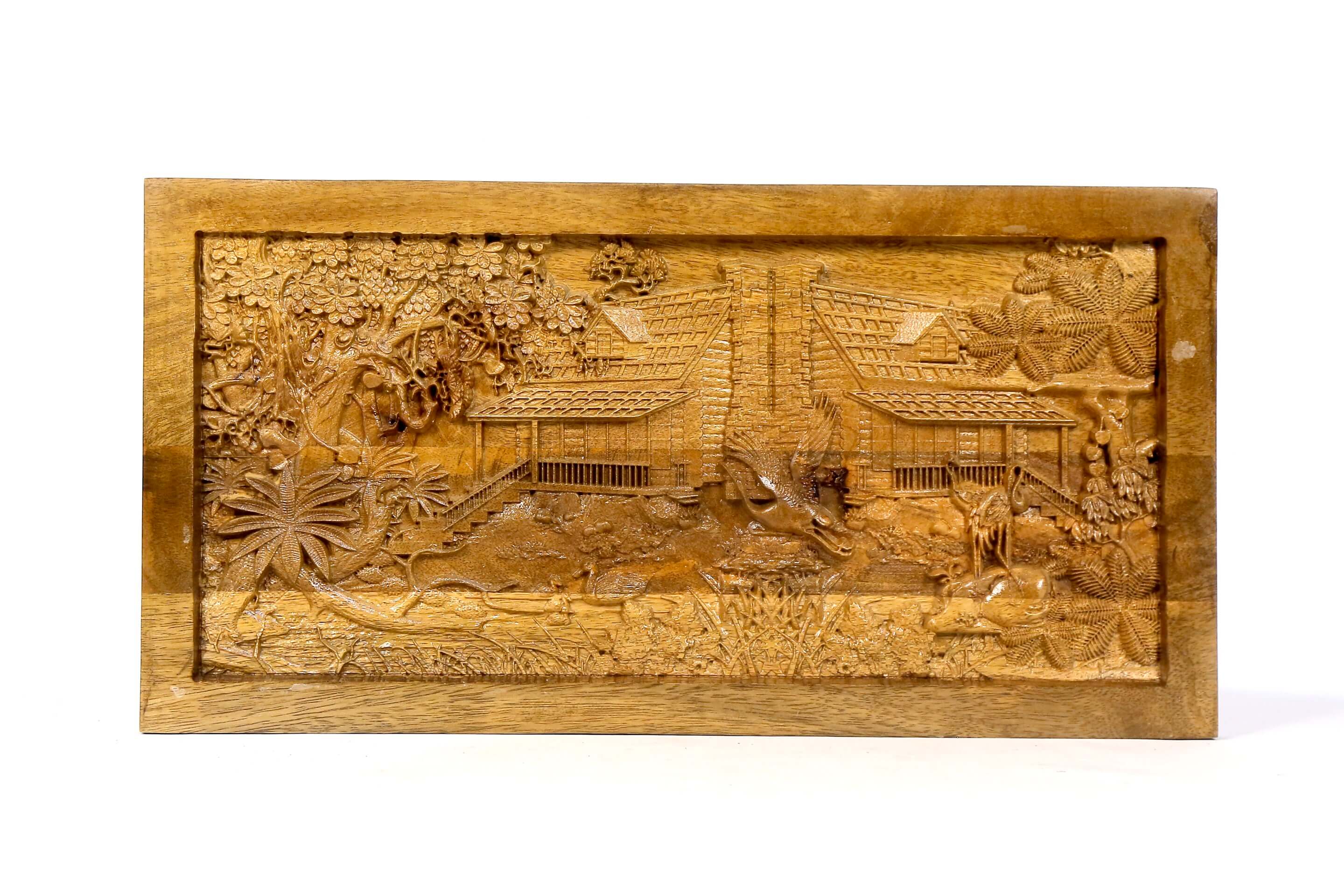 Forest View Wooden Wall Art Wooden Painting