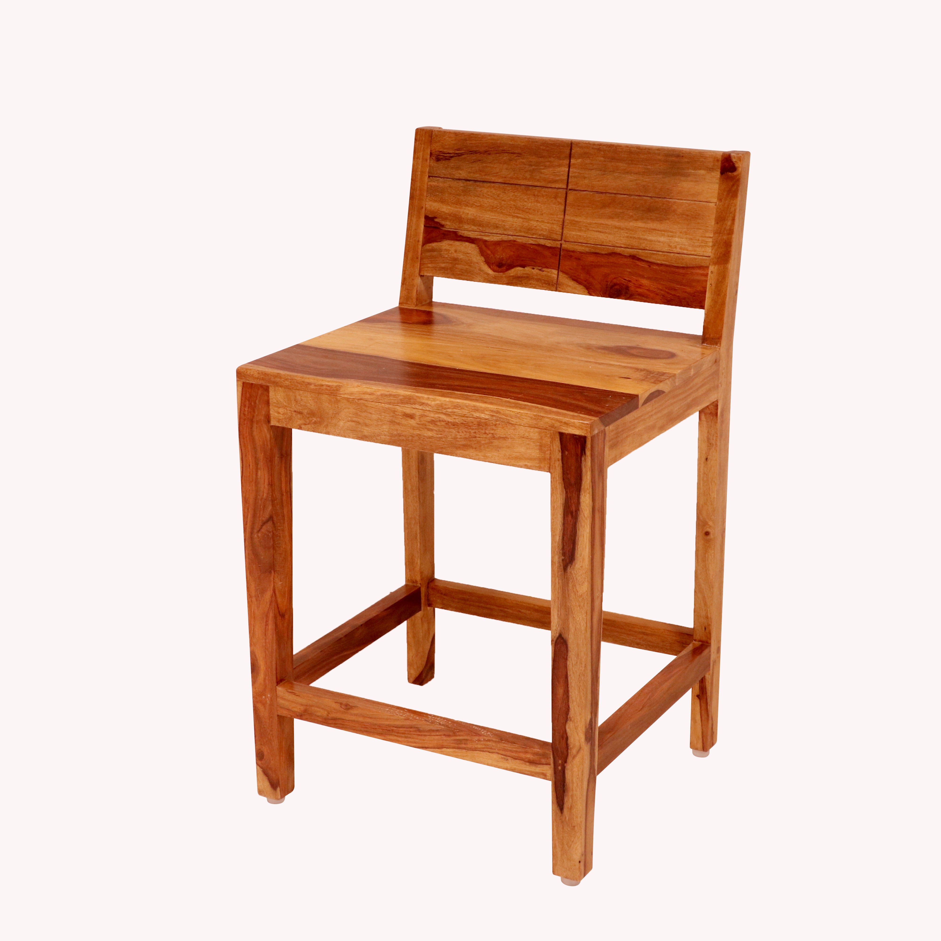 Classical solid sheesham bar chair Bar Chair