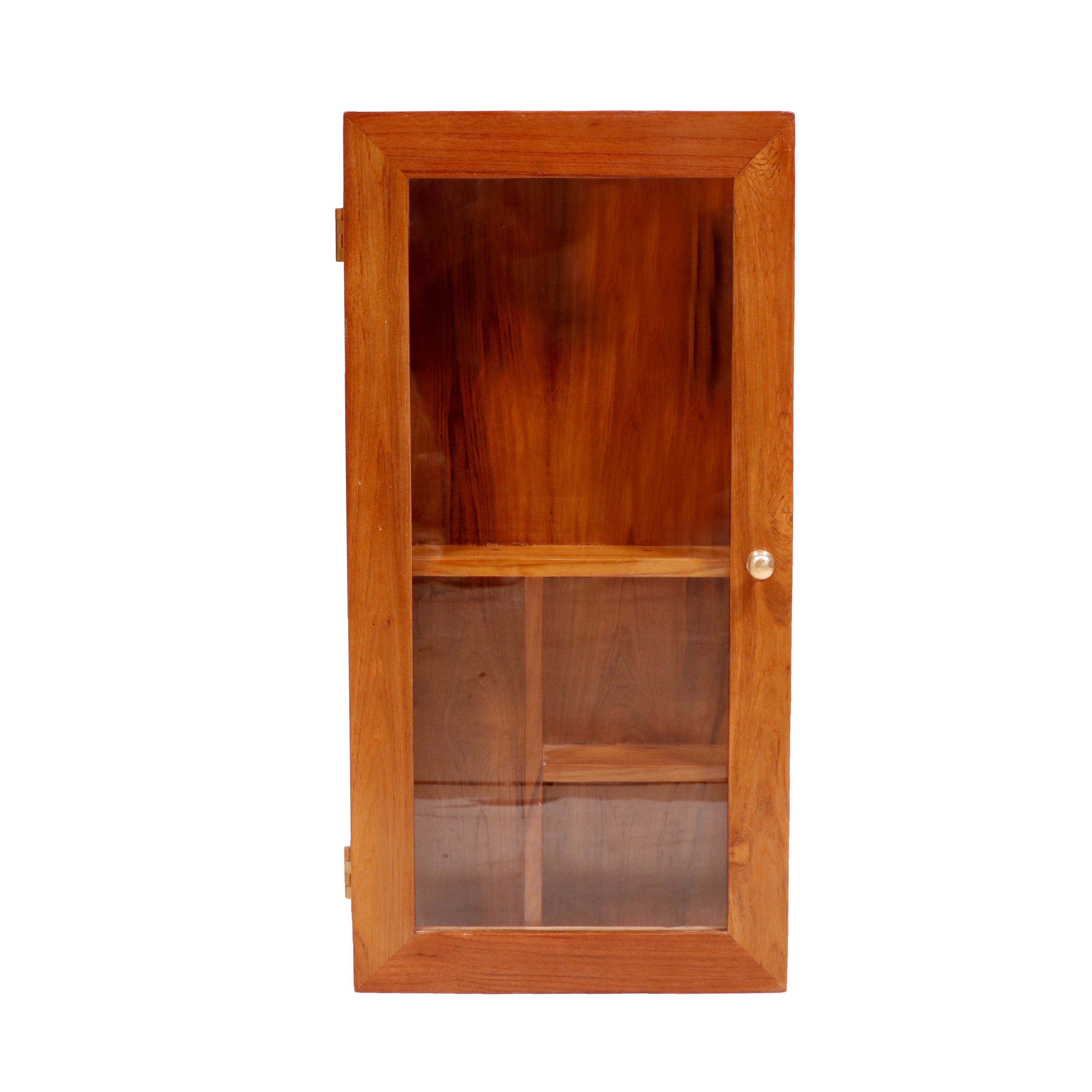 Solid teak wood Wall hanging Compact cabinet Default Title Wall Cabinet