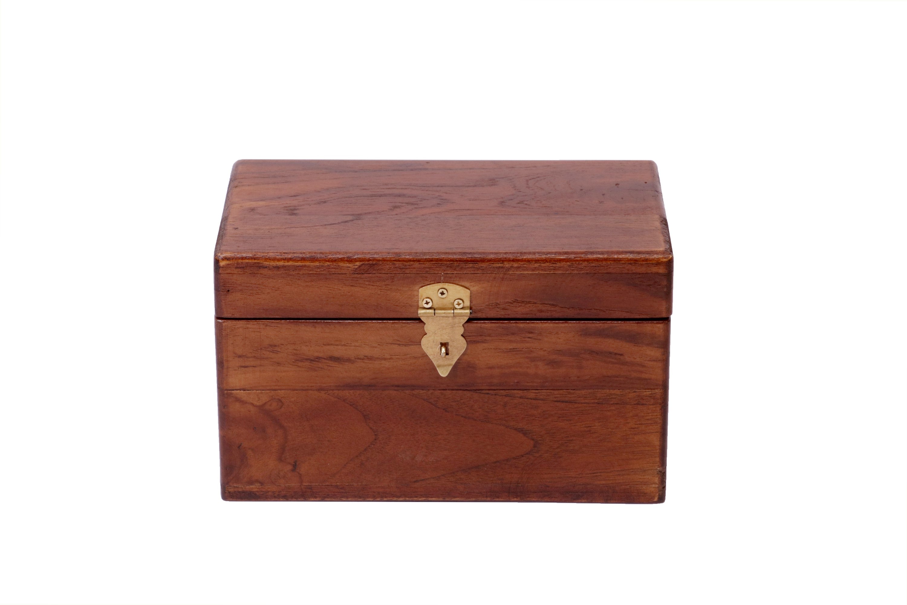 Wooden Simplistic Boxes Medium (10 x 6 x 6 Inch) Wooden Box