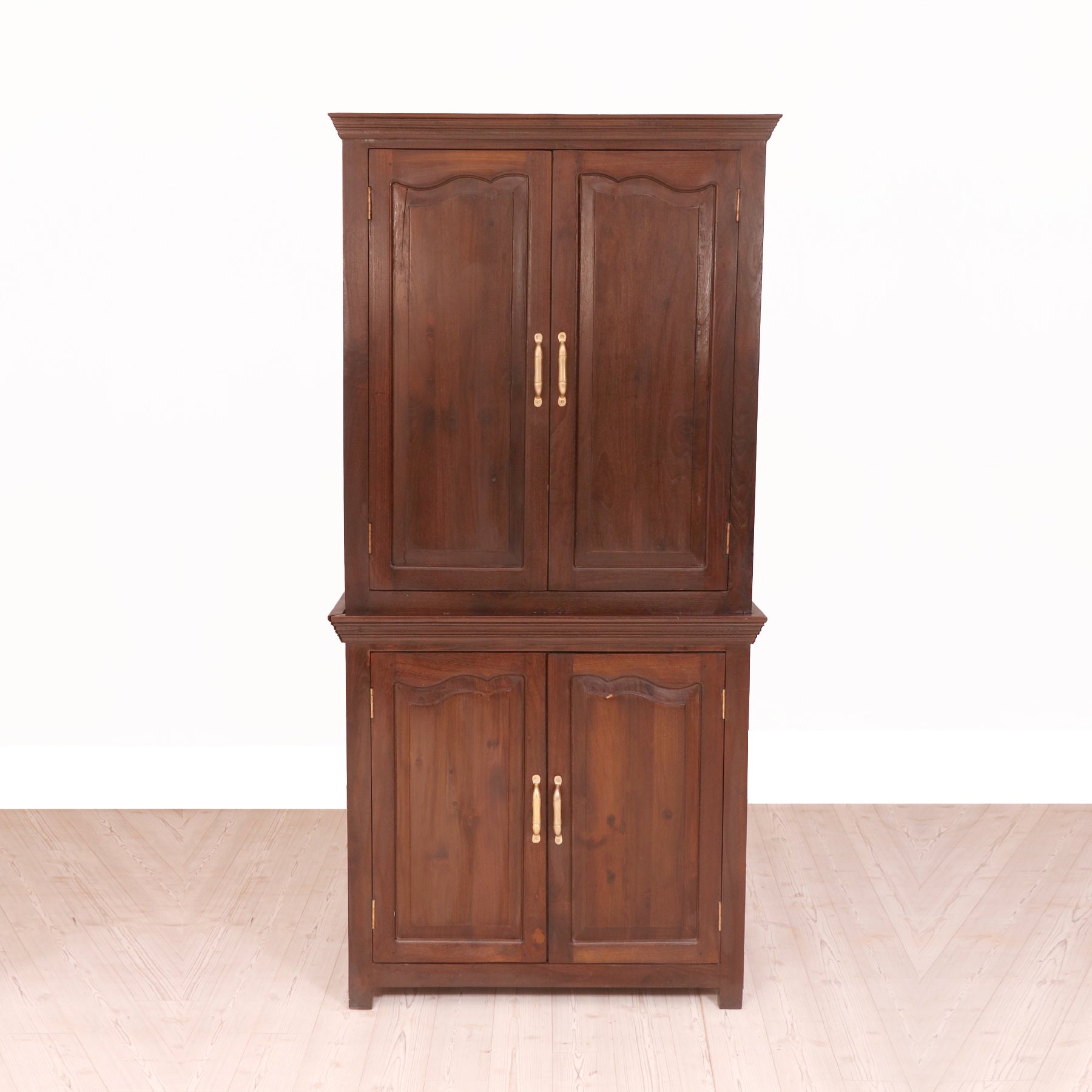 Wooden Cabinet in Dark Wood Finish