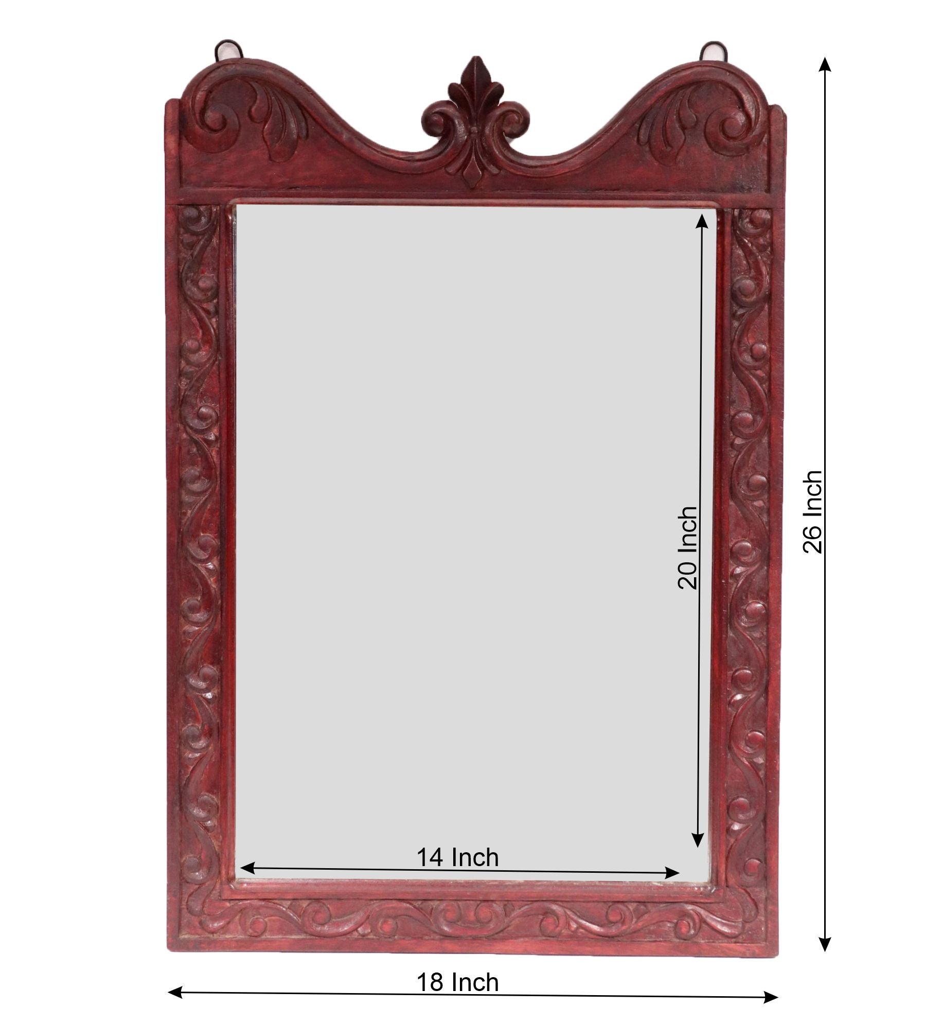 Royal court house wooden mirror Mirror