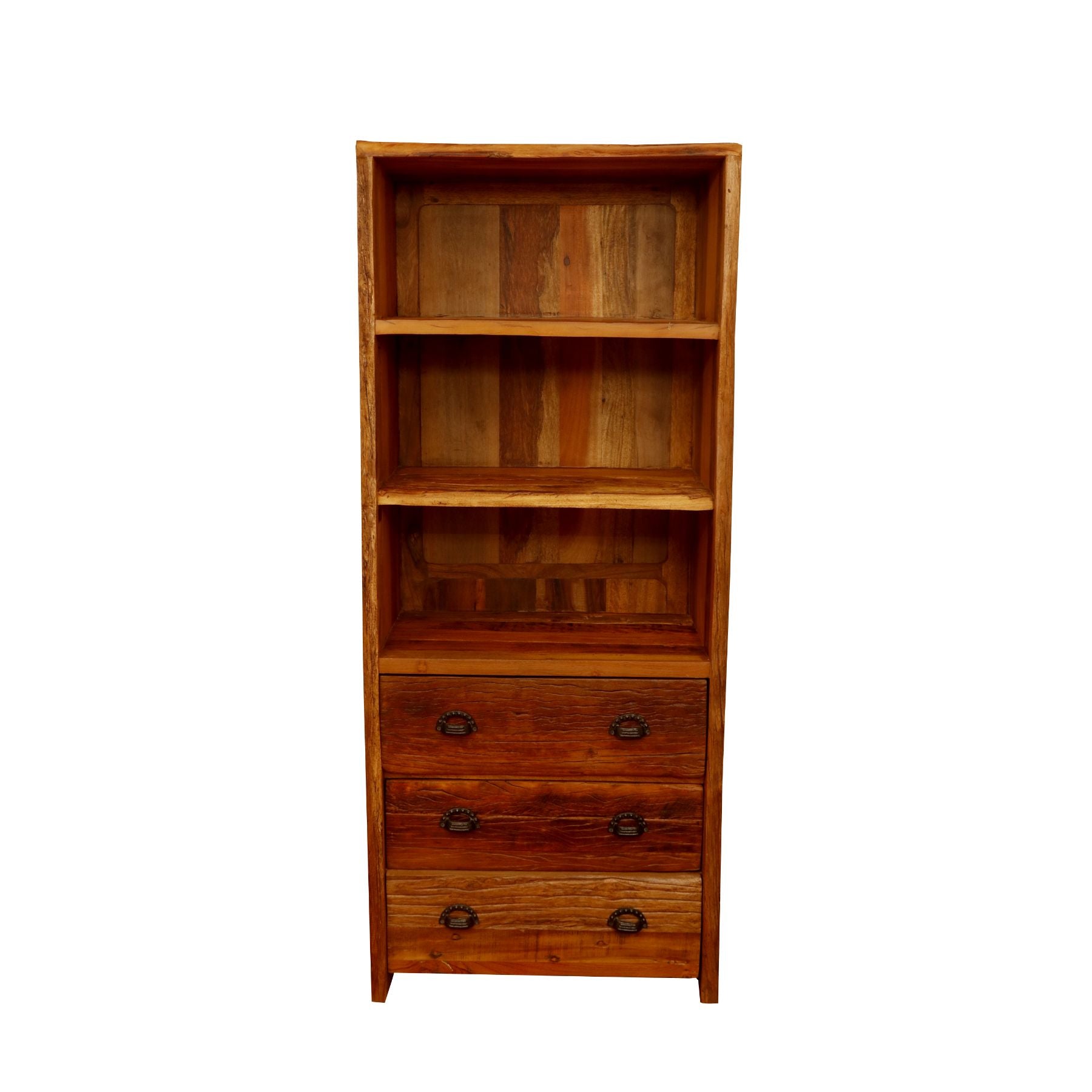 Classic Sturdy Reclaimed wood Bookshelf Book Rack