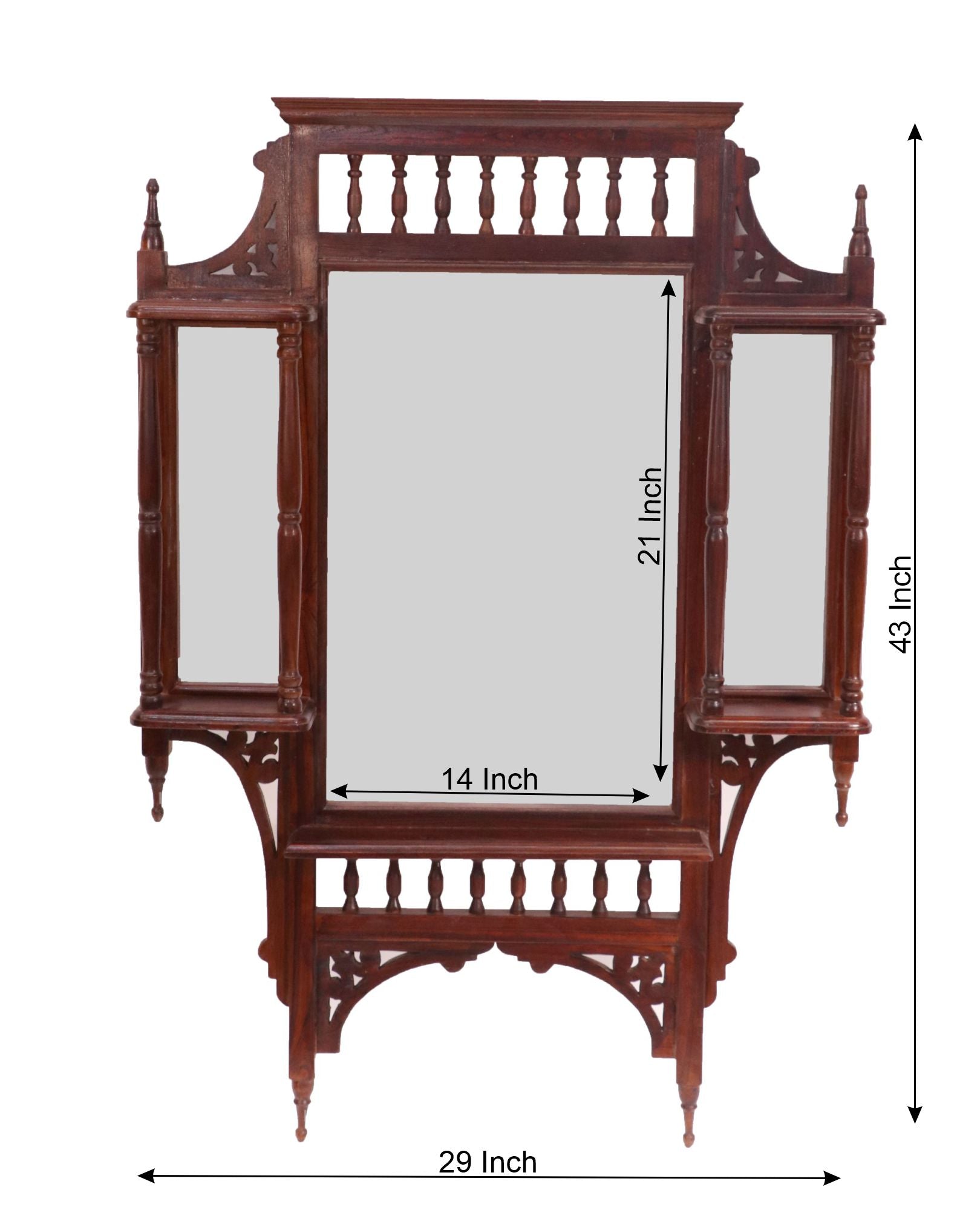 Southern Classical Teak Mirror Mirror