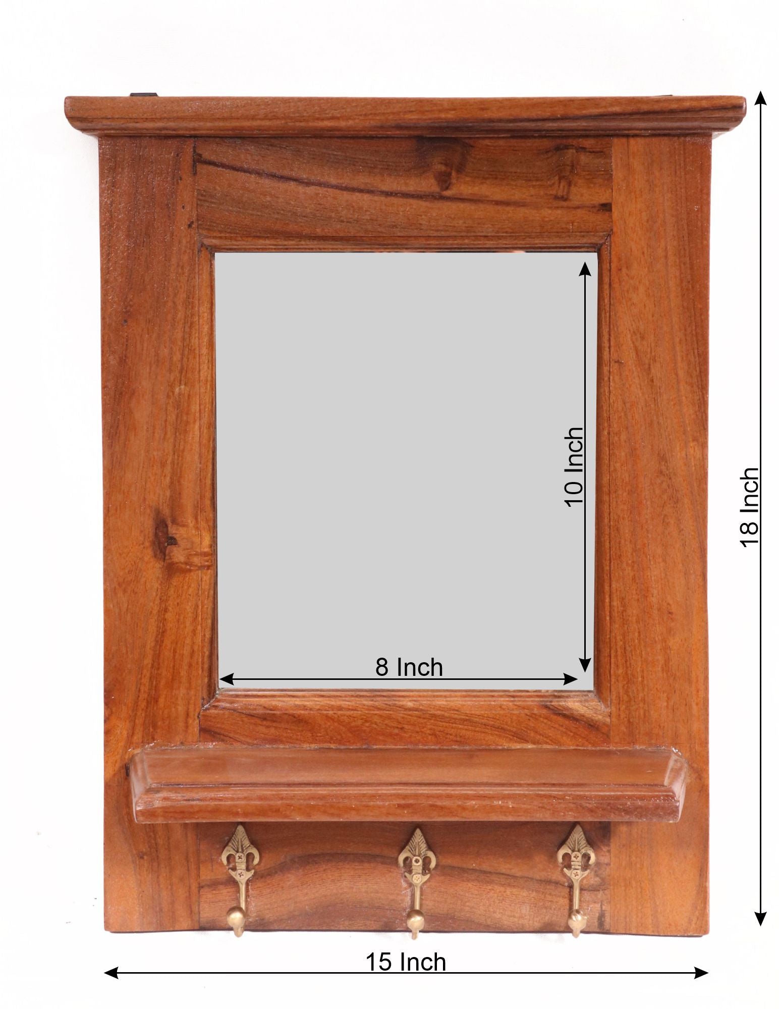 Simple 3 Hook useful Mirror Mirror
