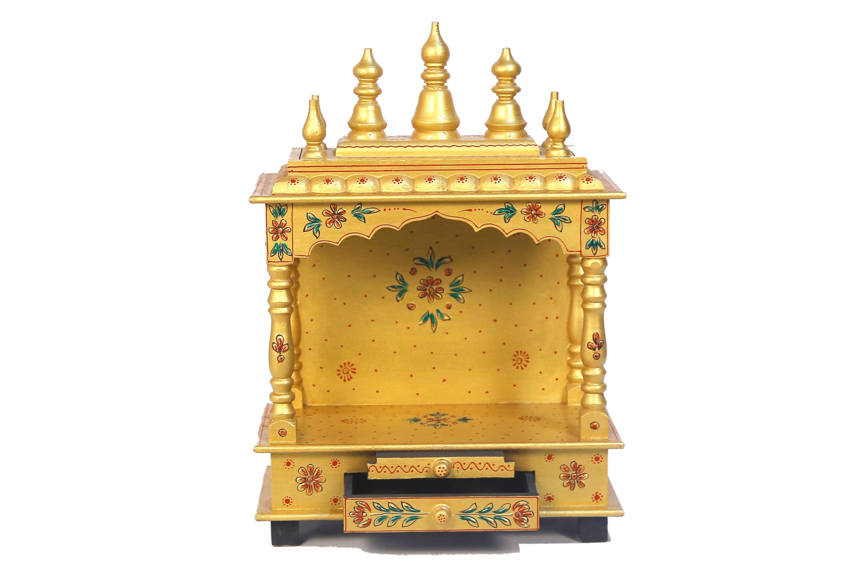 Golden Coloured Temple Temple