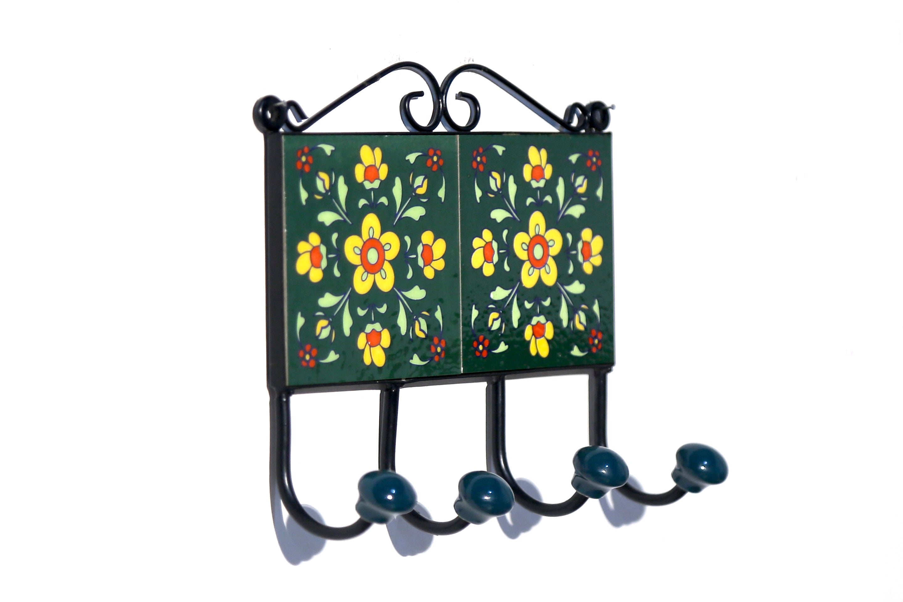 4 Hook Metallic Tile Hanger Hook