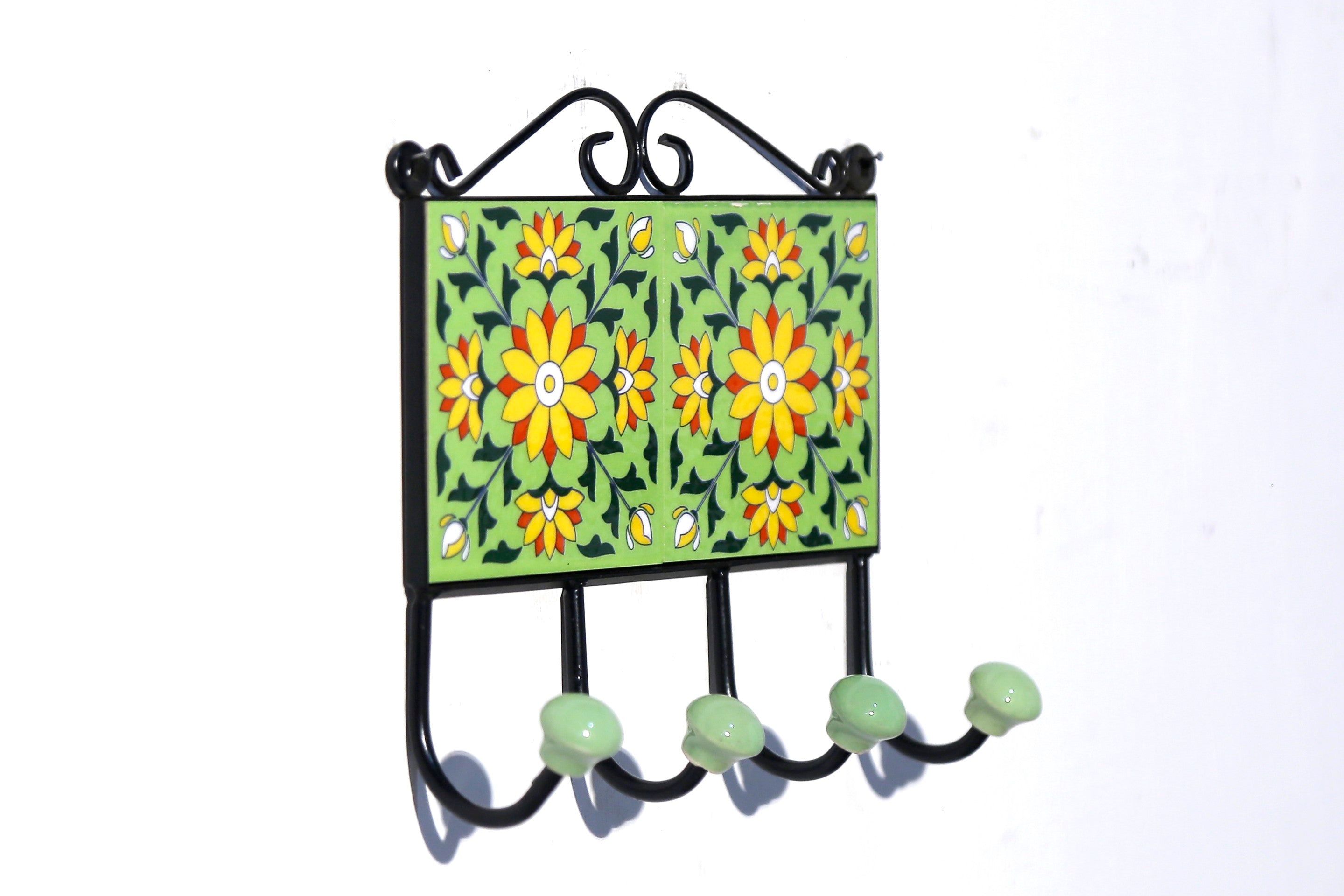 4 Hook Metallic Tile Hanger Hook