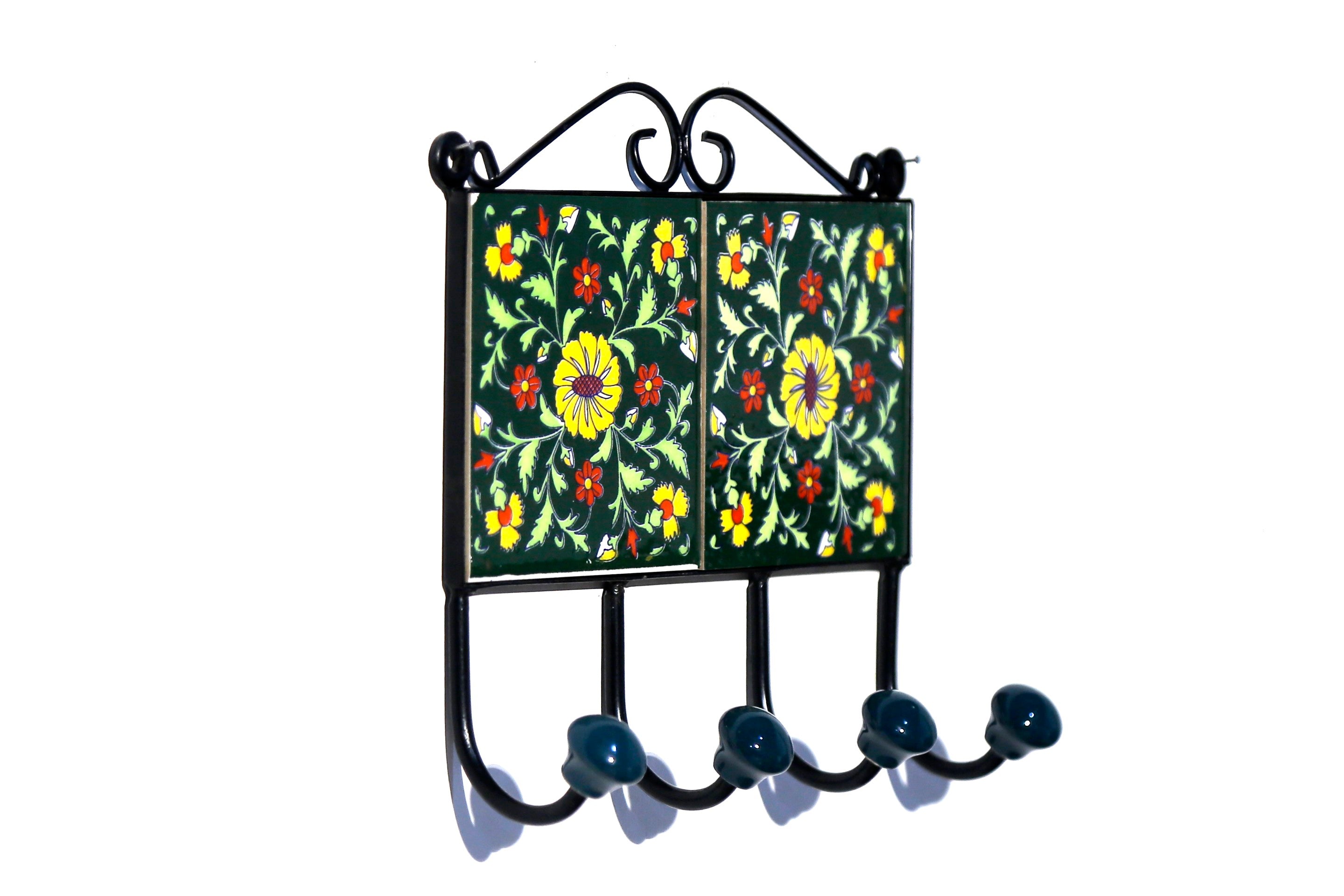 4 Hook Metallic Tile Hanger Hook
