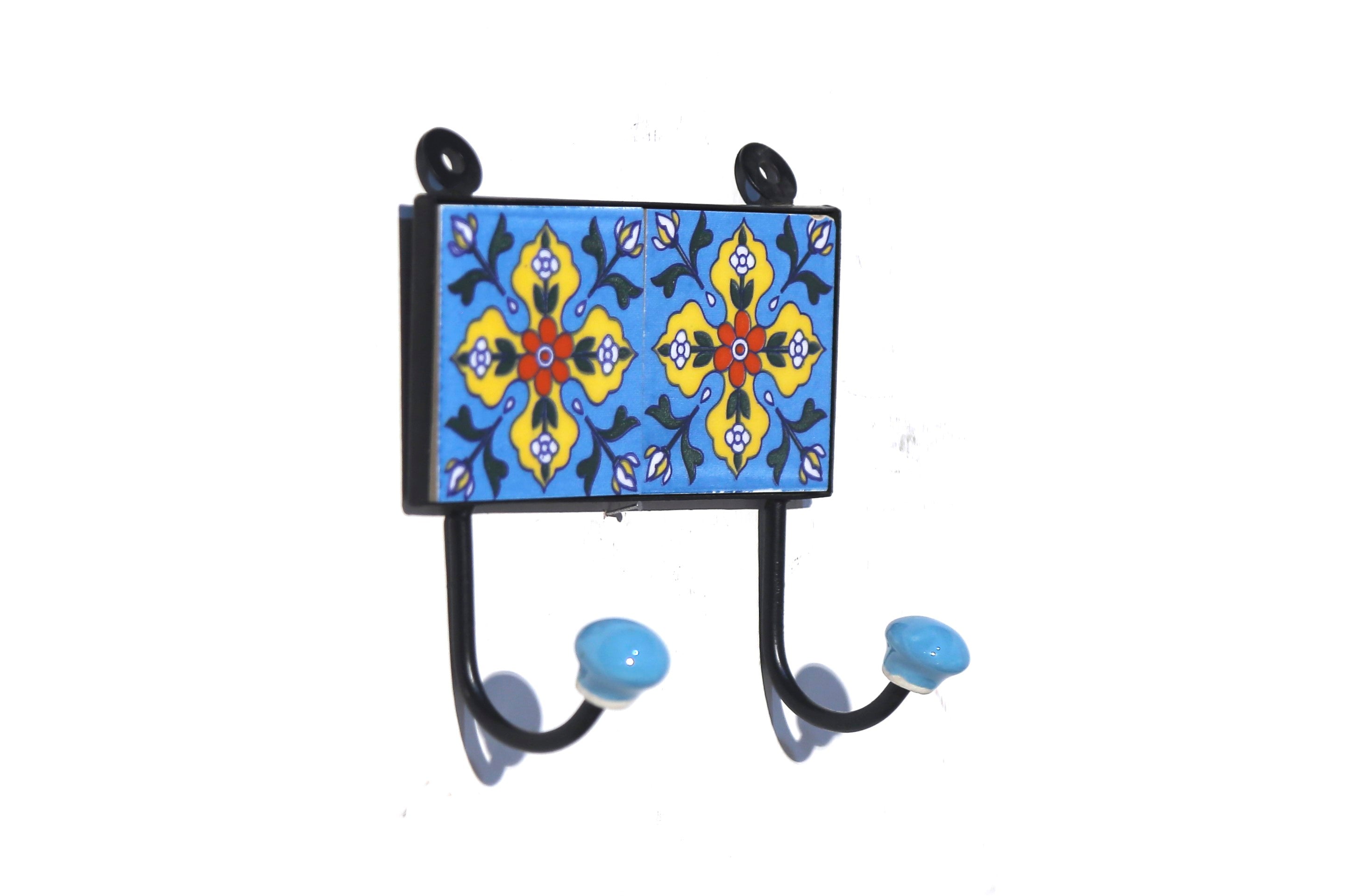 3 by 6 Tile Hook with Metallic Frame Hook