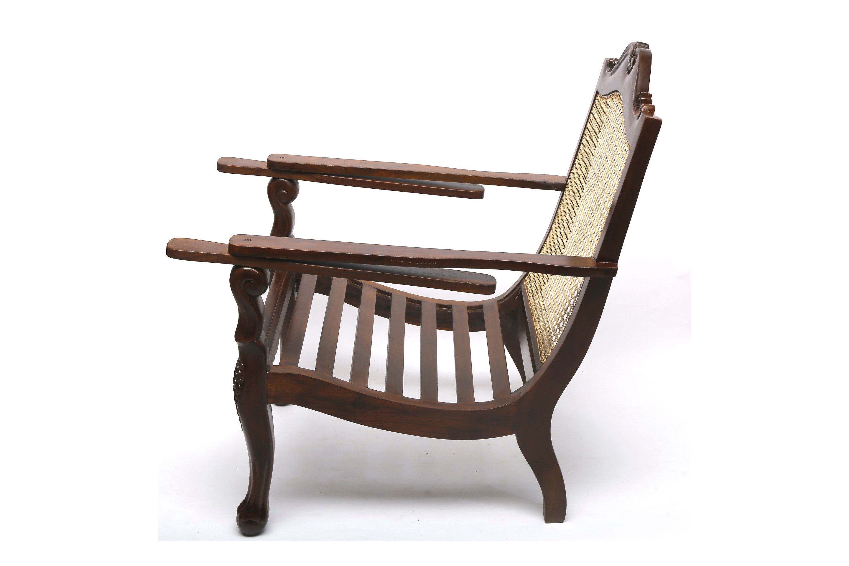 Classic Cane Back Easy Planters Chair Easy Chair