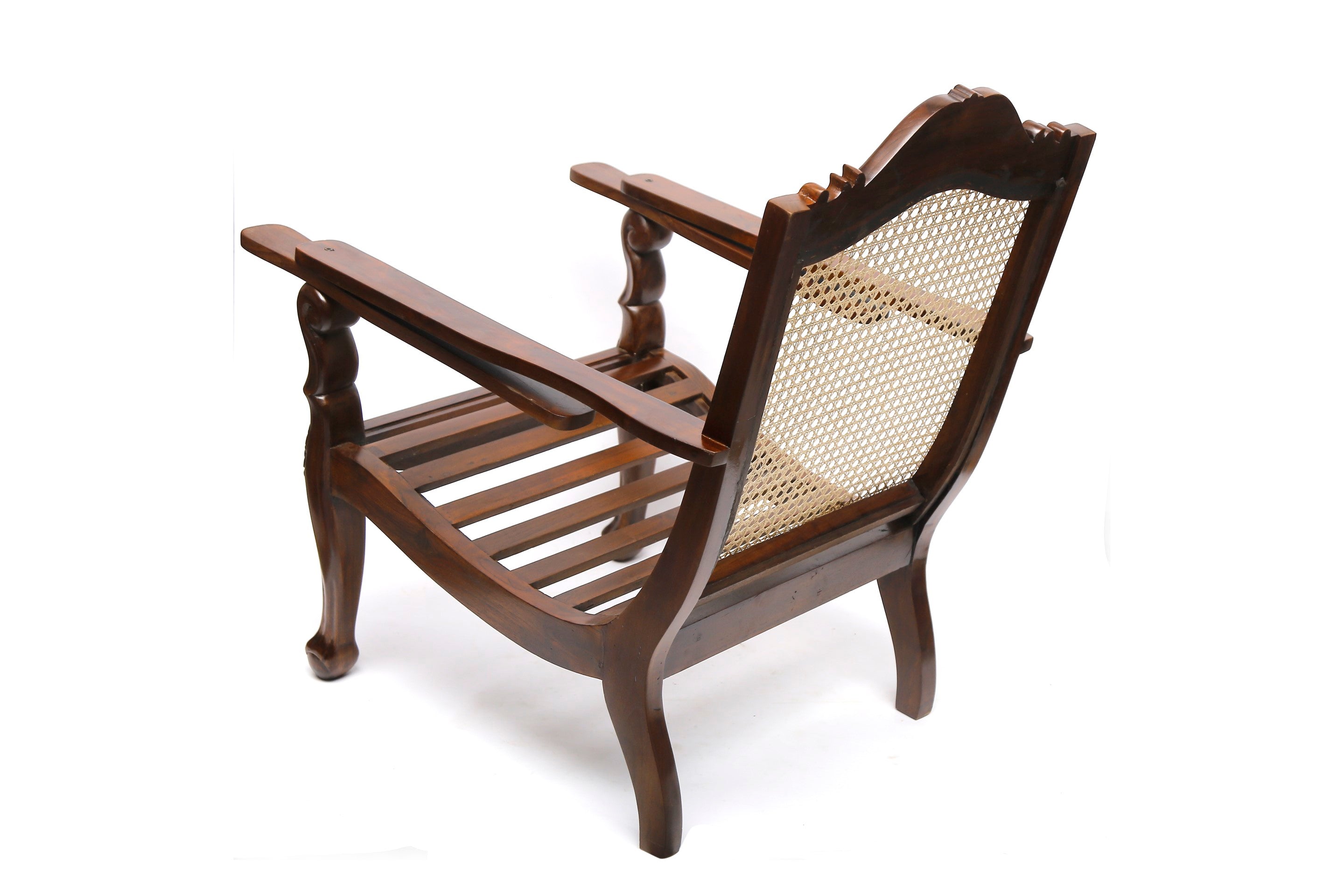 Classic Cane Back Easy Planters Chair Easy Chair
