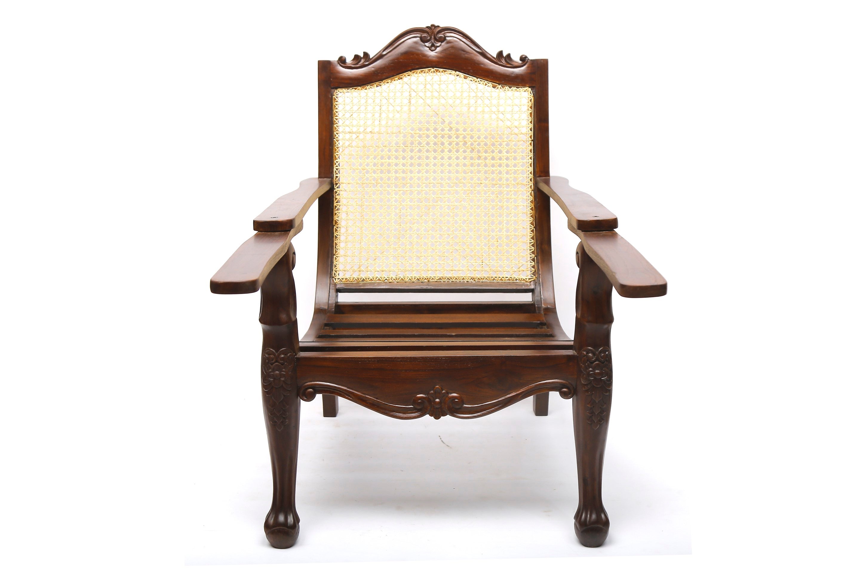 Classic Cane Back Easy Planters Chair Easy Chair