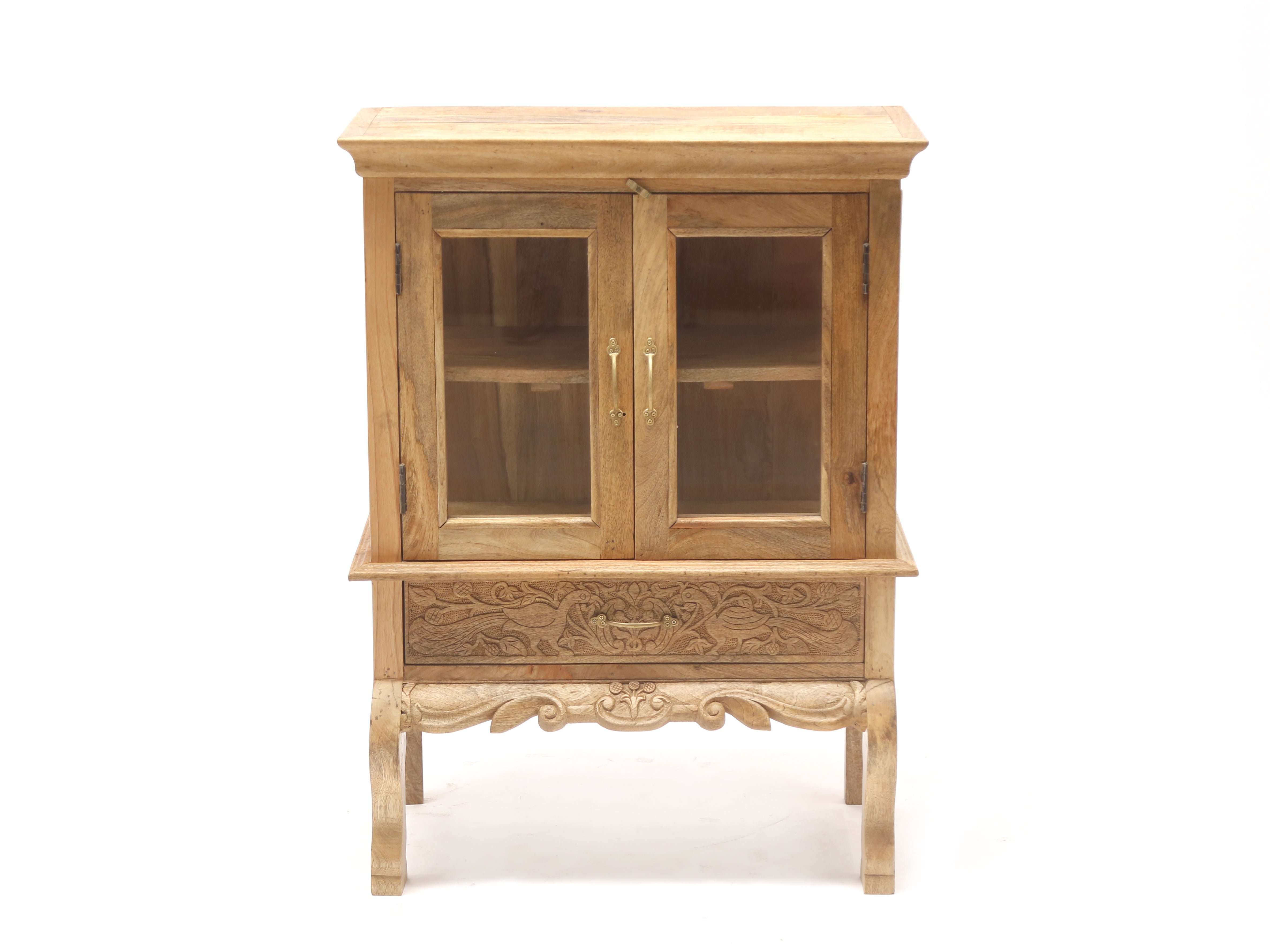 Intricate Designed Wooden Cabinet Cupboard