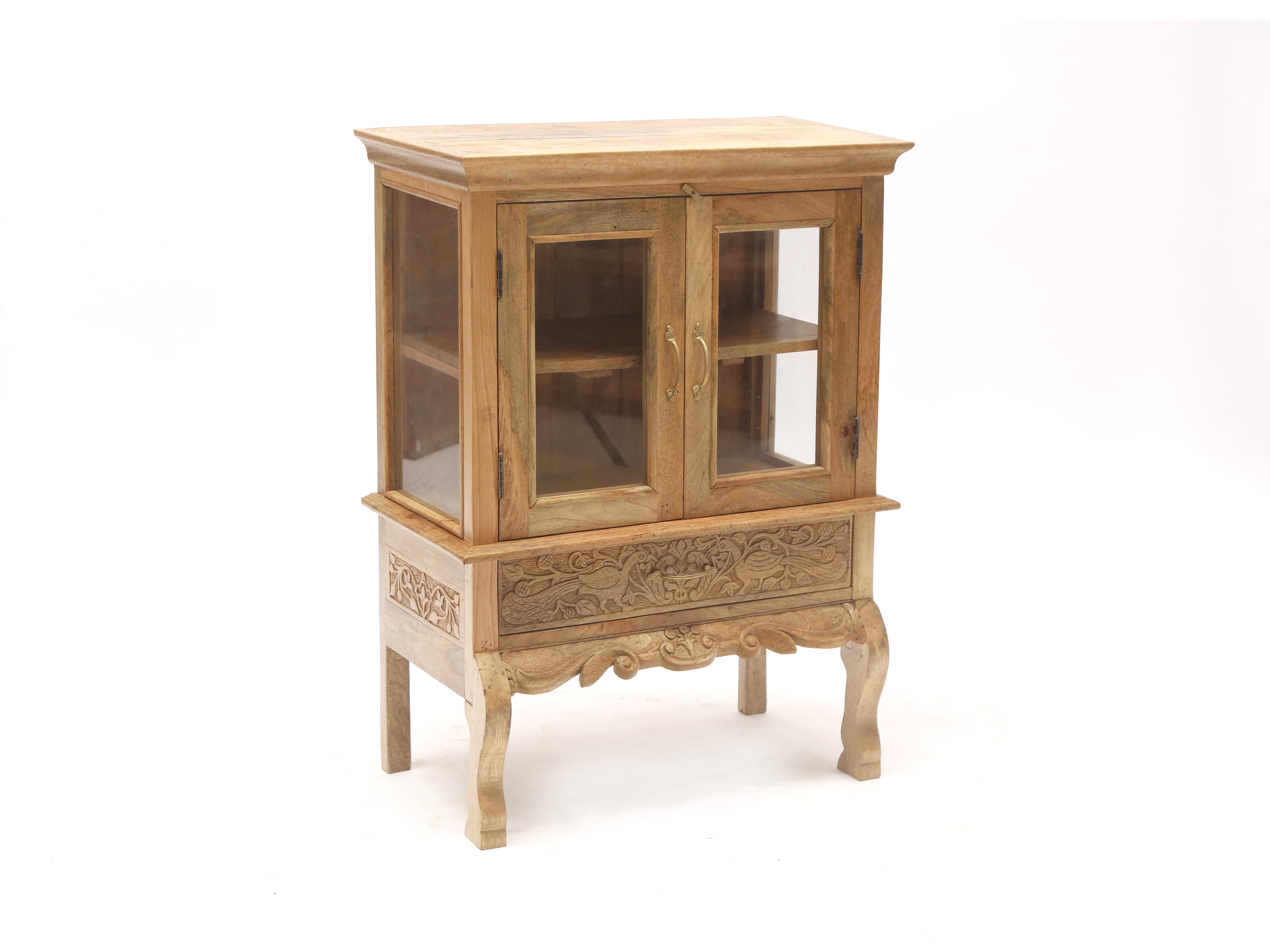 Intricate Designed Wooden Cabinet Cupboard