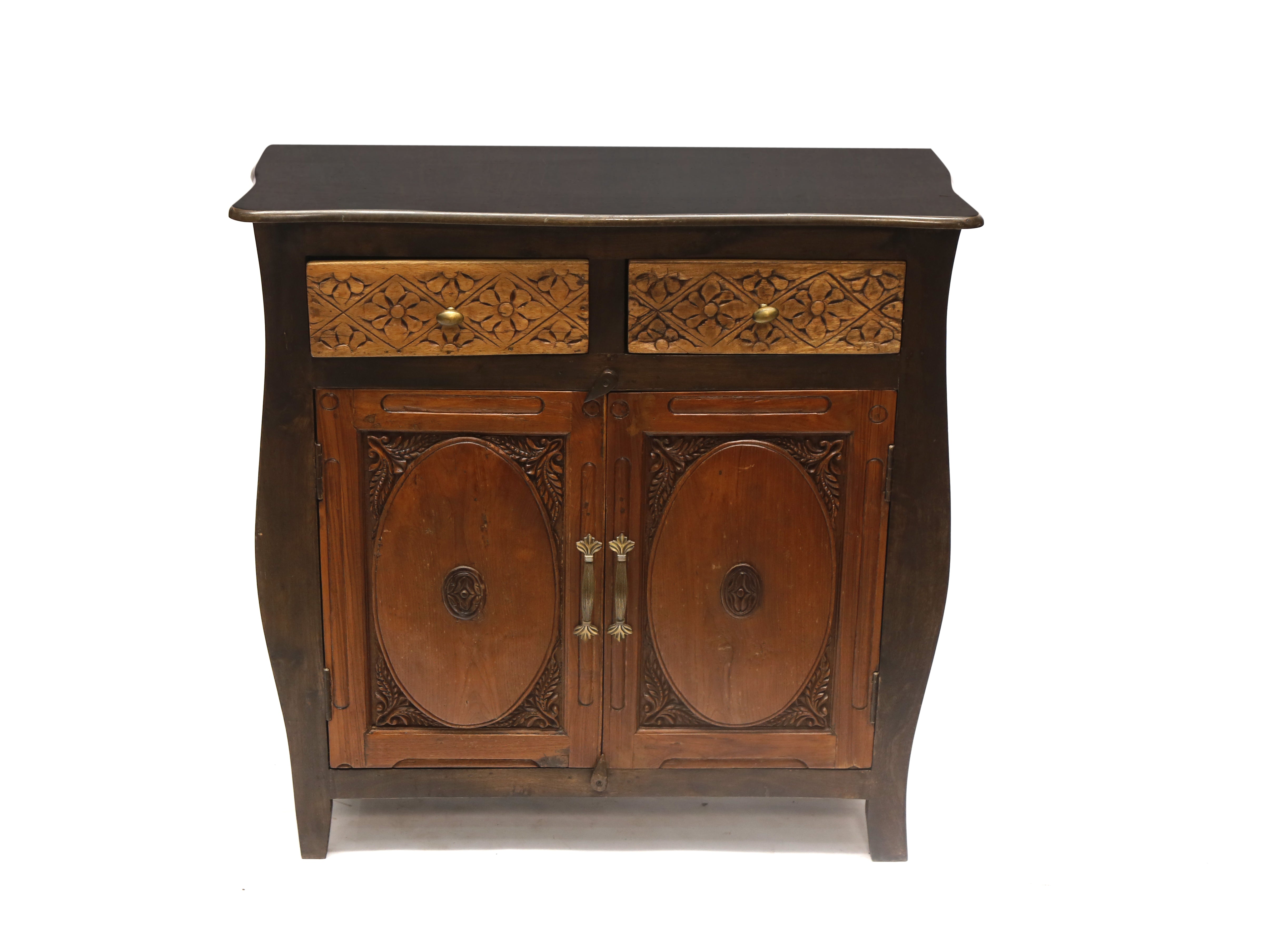 Floral Carved Cabinet Cupboard