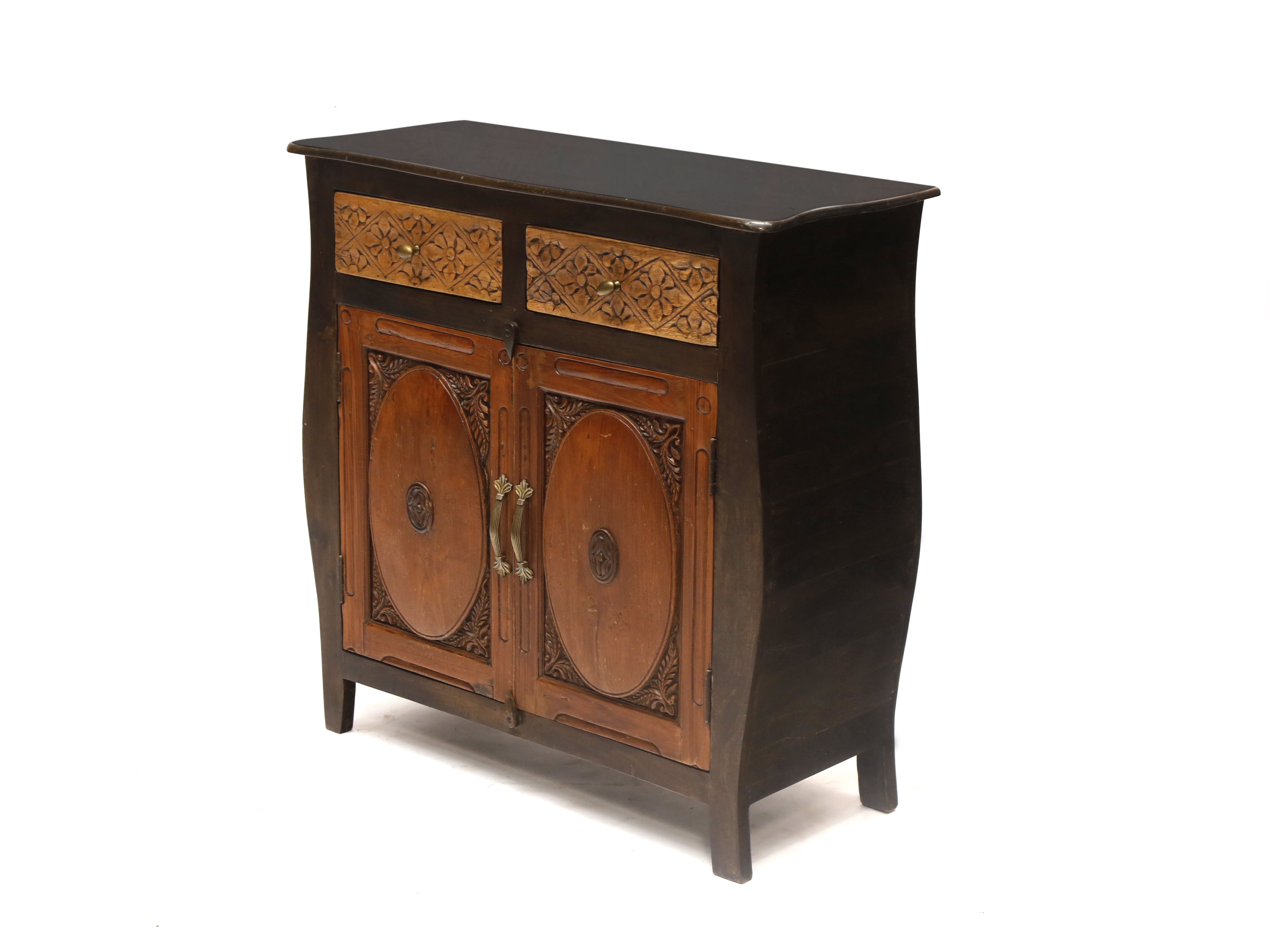Floral Carved Cabinet Cupboard