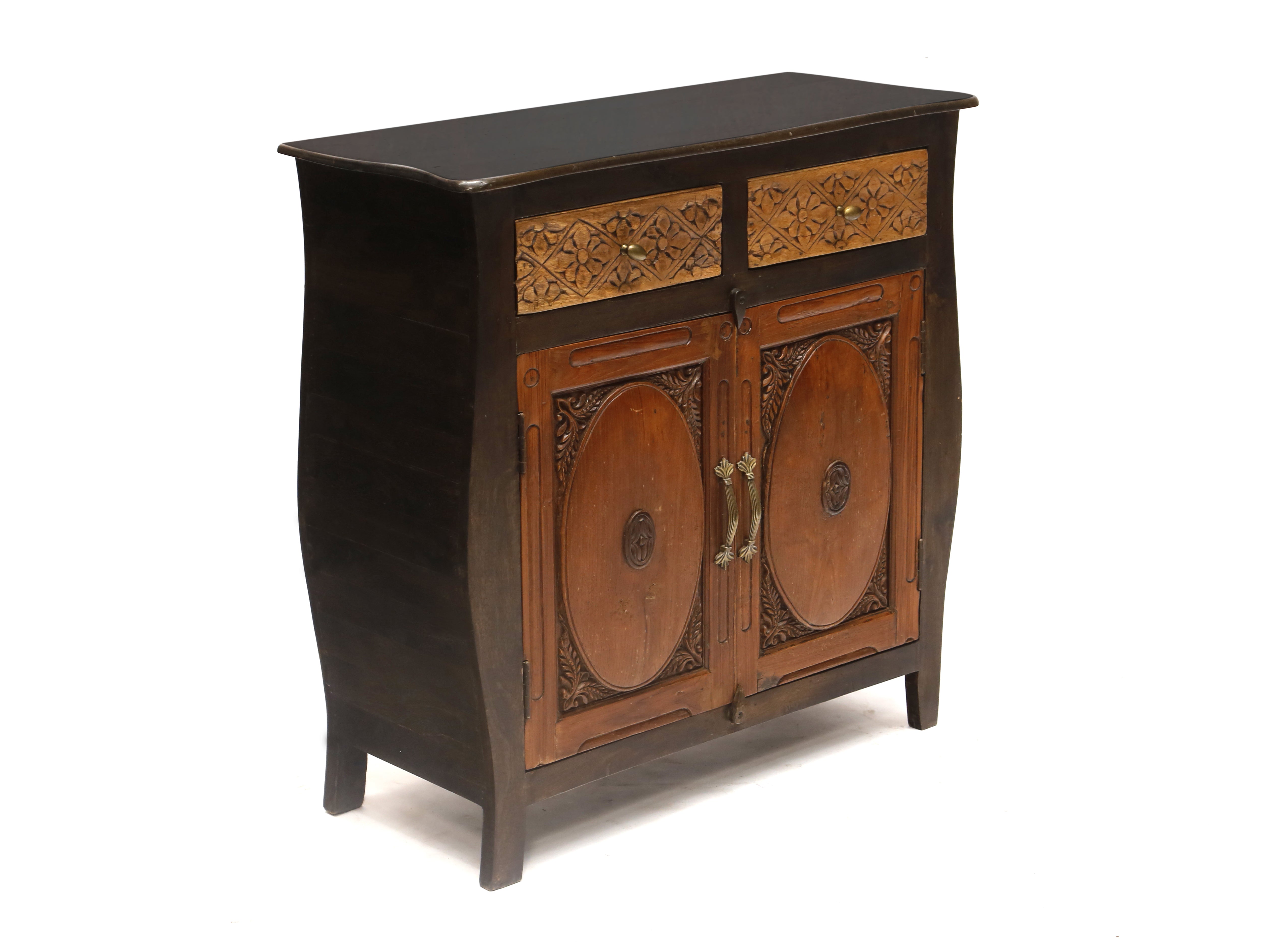 Floral Carved Cabinet Cupboard