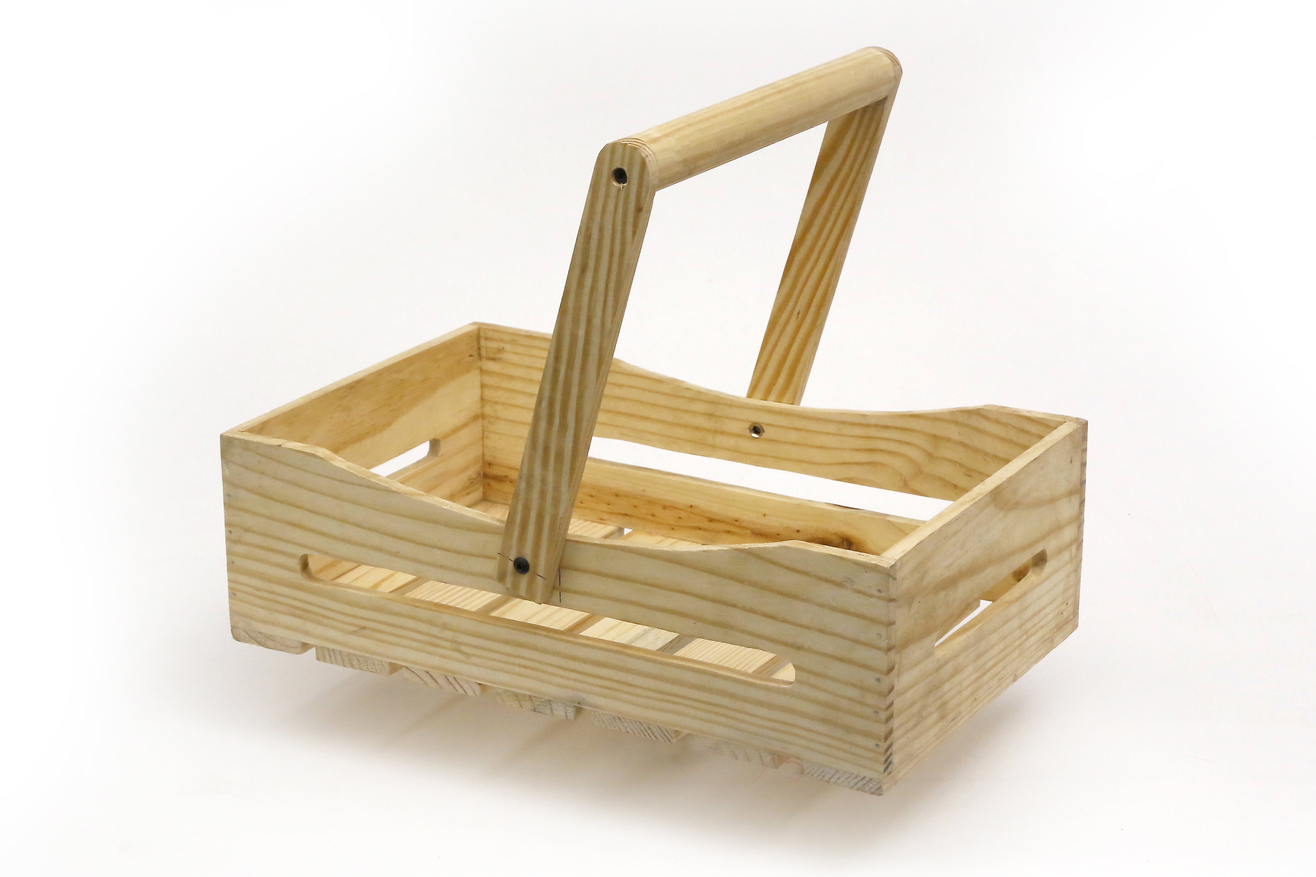 Slim Curved Tray with Handle Crate
