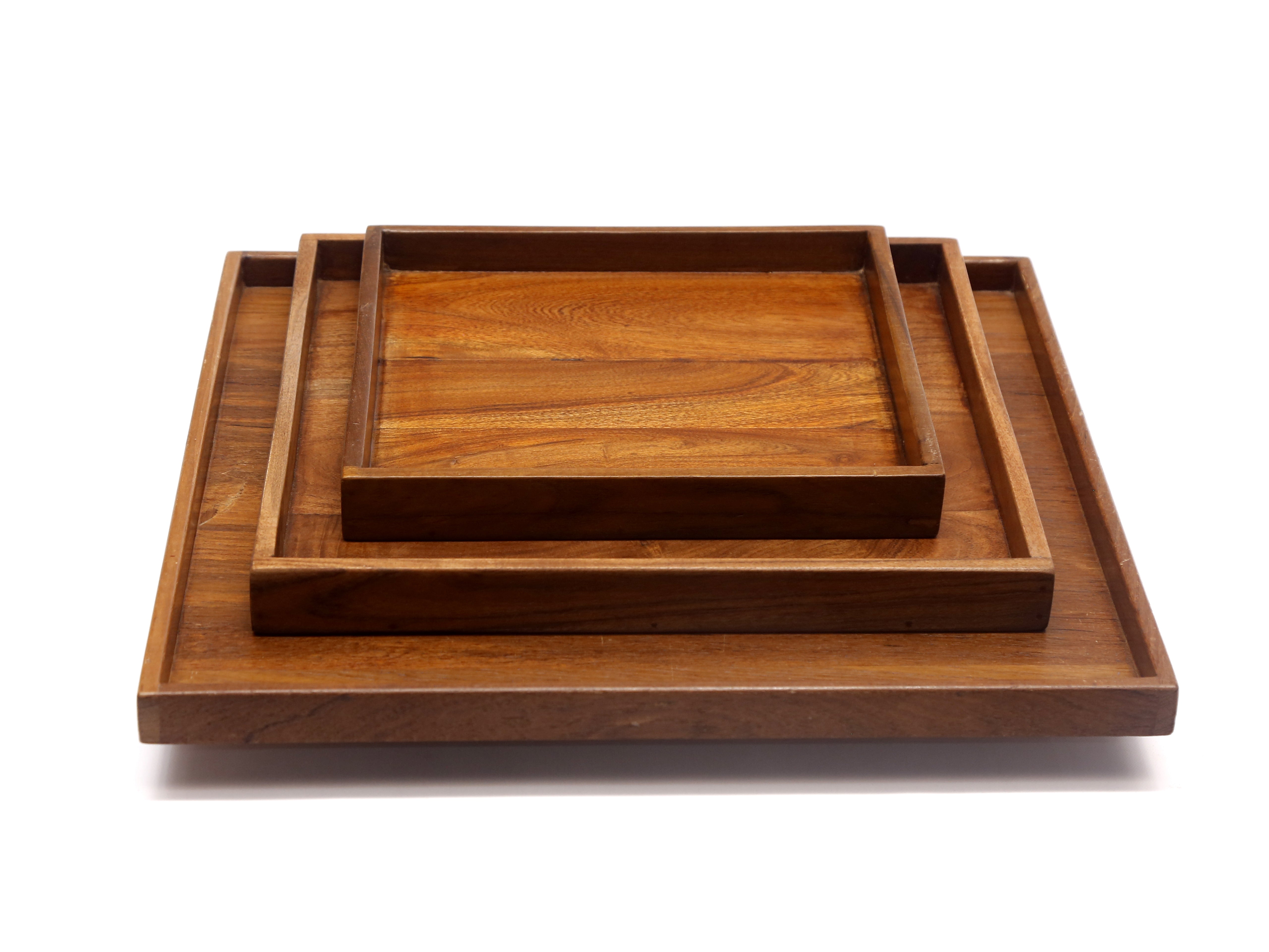 Solid Snack Tray Set Tray