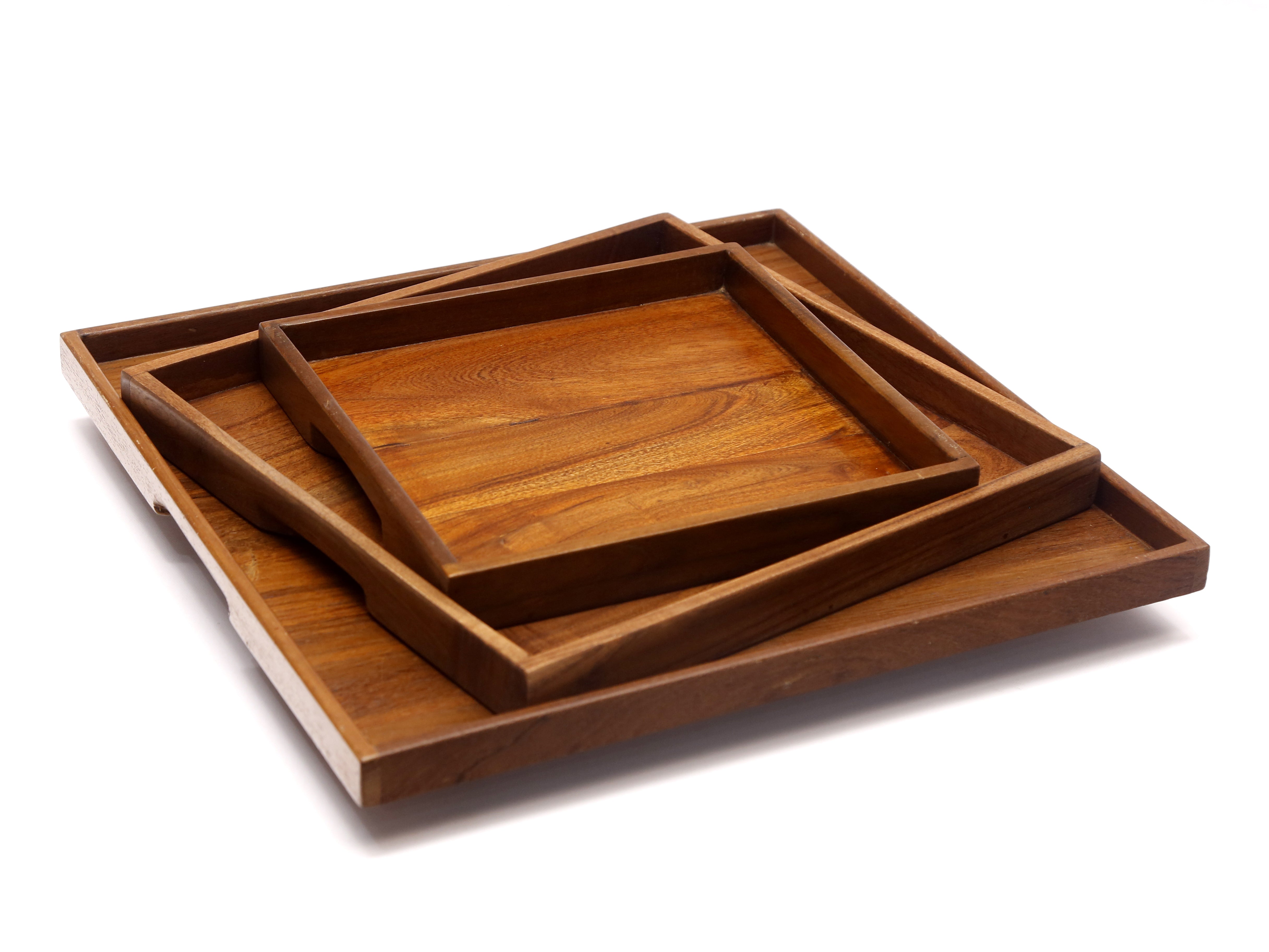 Solid Snack Tray Set Tray