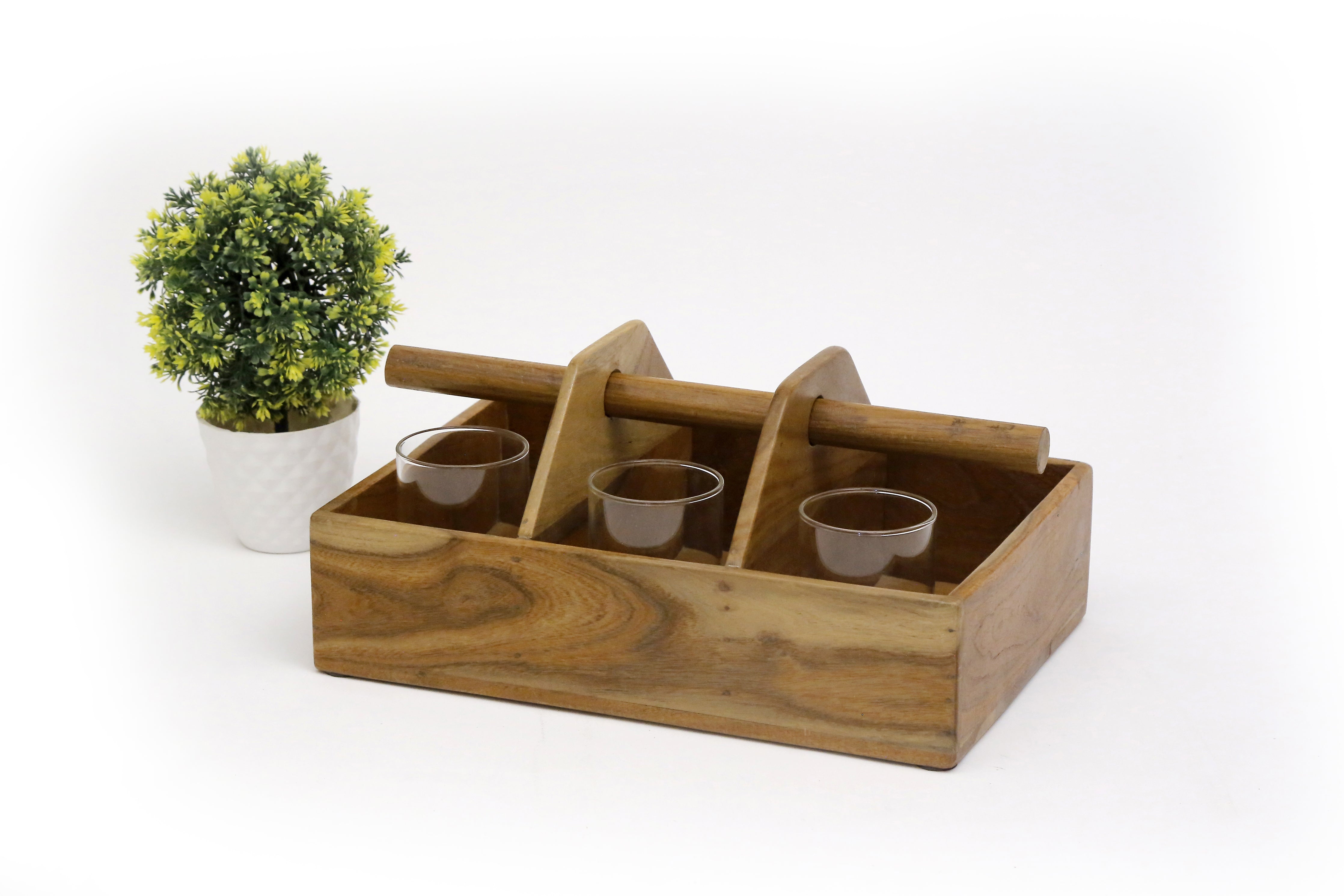 Muti Purpose Handcrafted Wooden Tray Tray