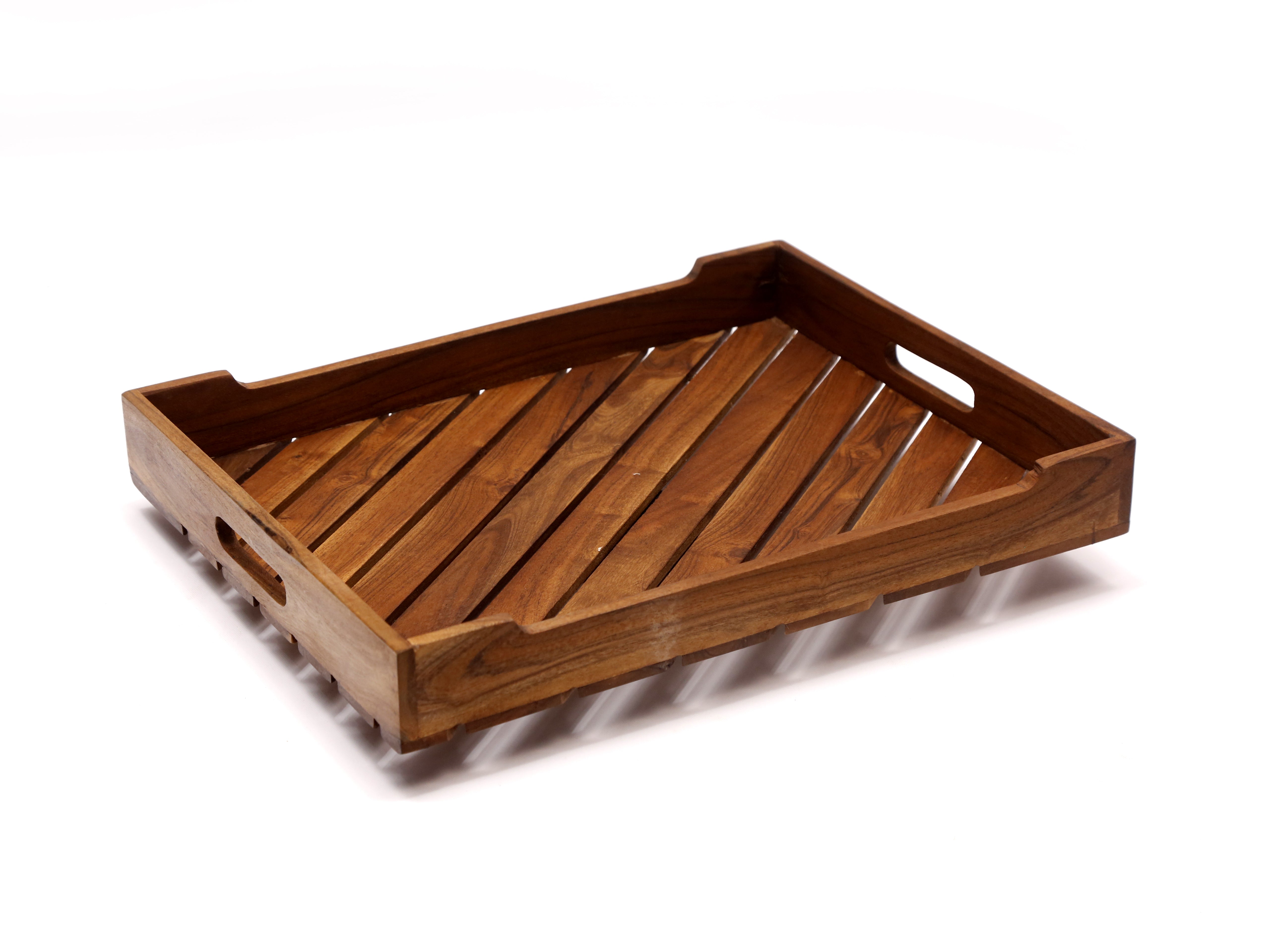 Contemporary Wooden Tray Set Tray