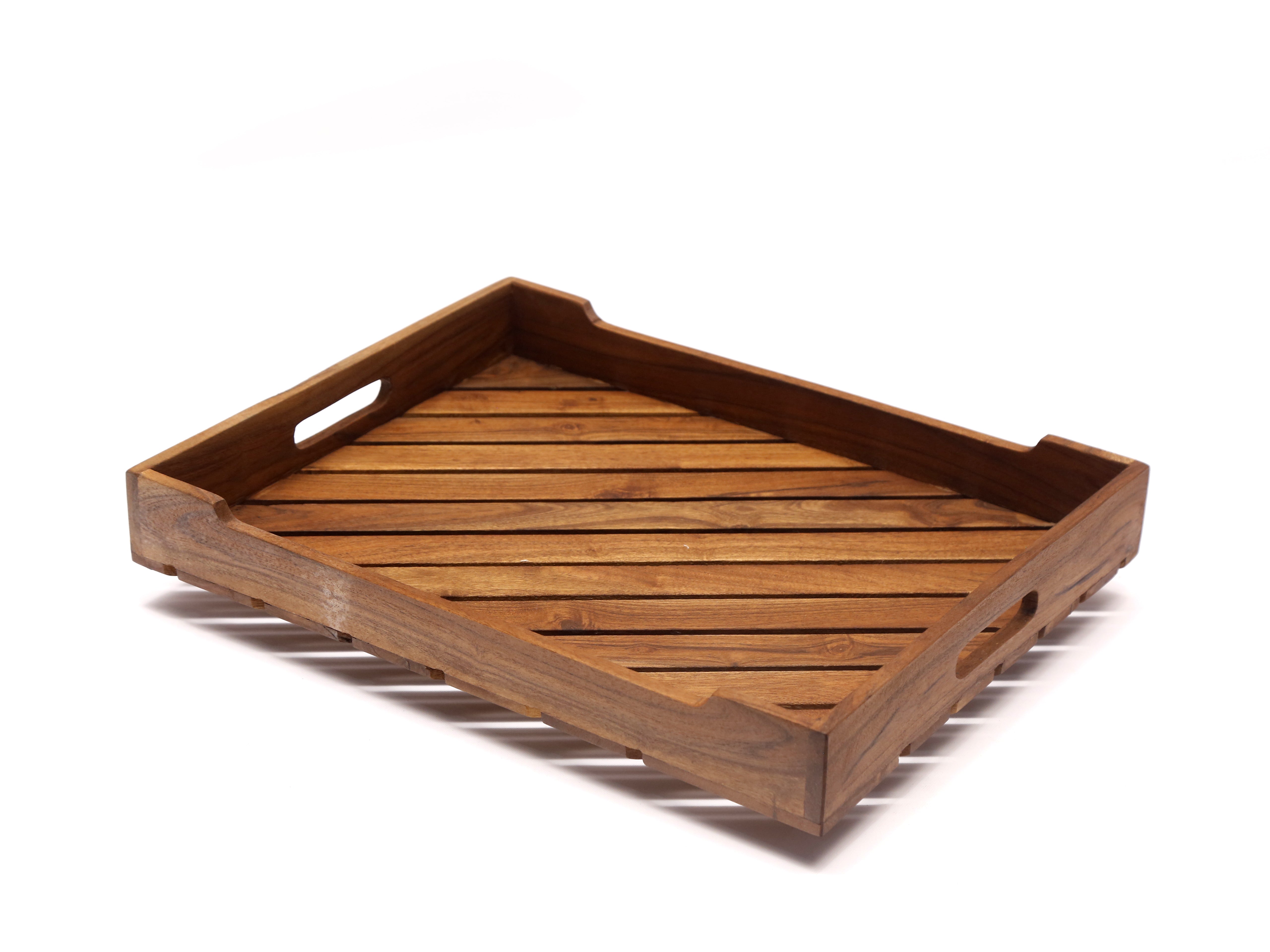 Contemporary Wooden Tray Set Tray