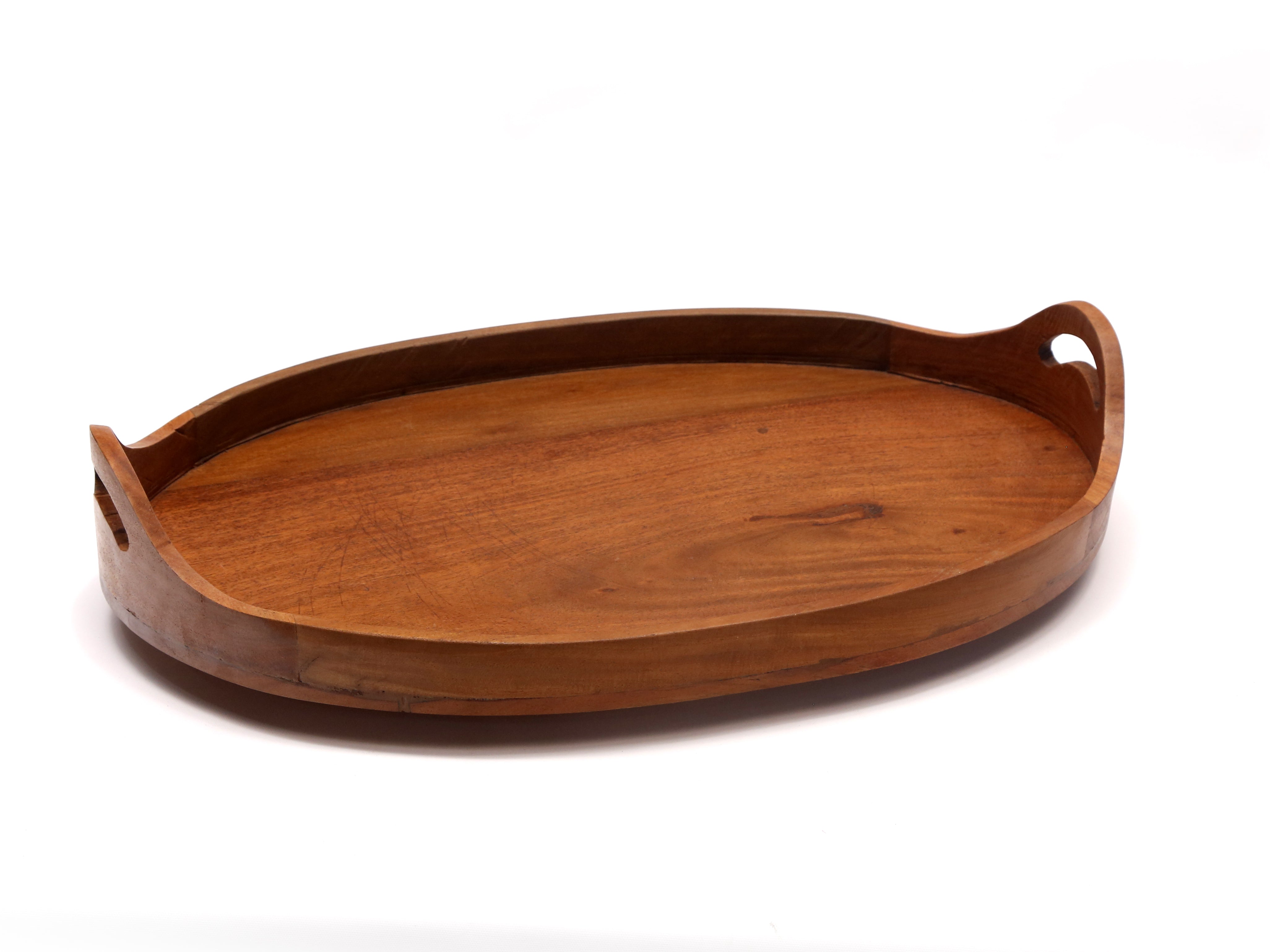 Oval Solid Wood Tray Tray