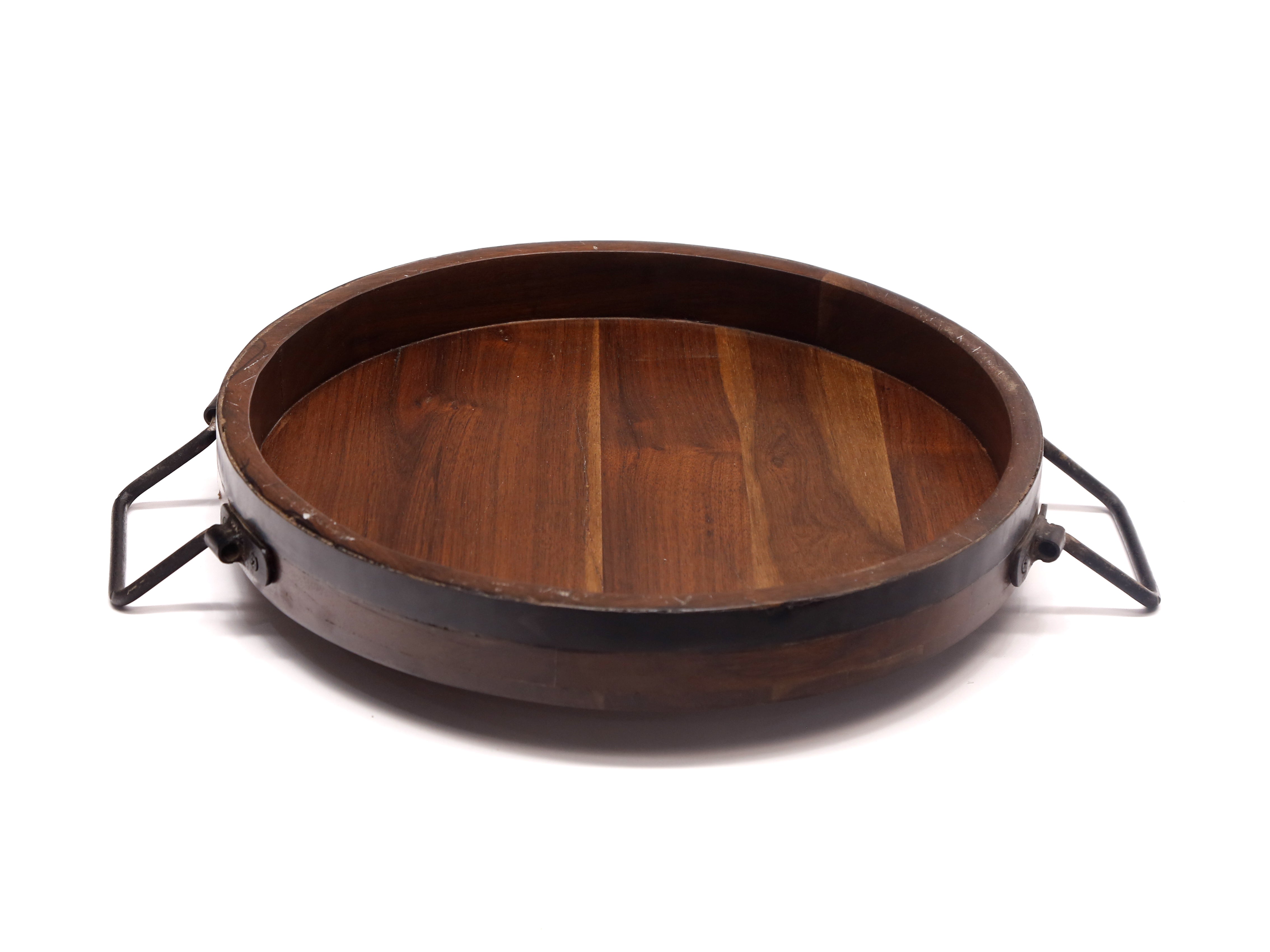 Vintage Handle Wooden Tray Tray